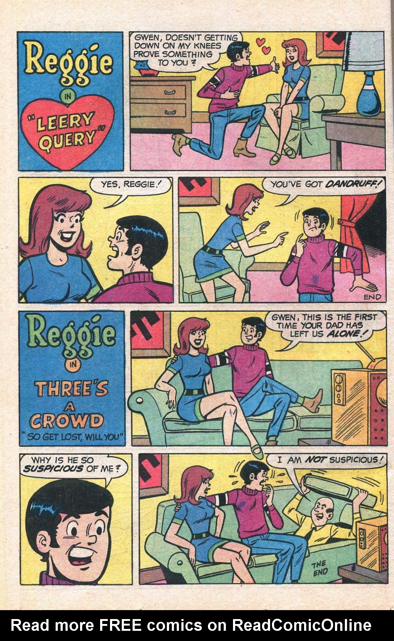 Read online Reggie's Wise Guy Jokes comic -  Issue #9 - 14