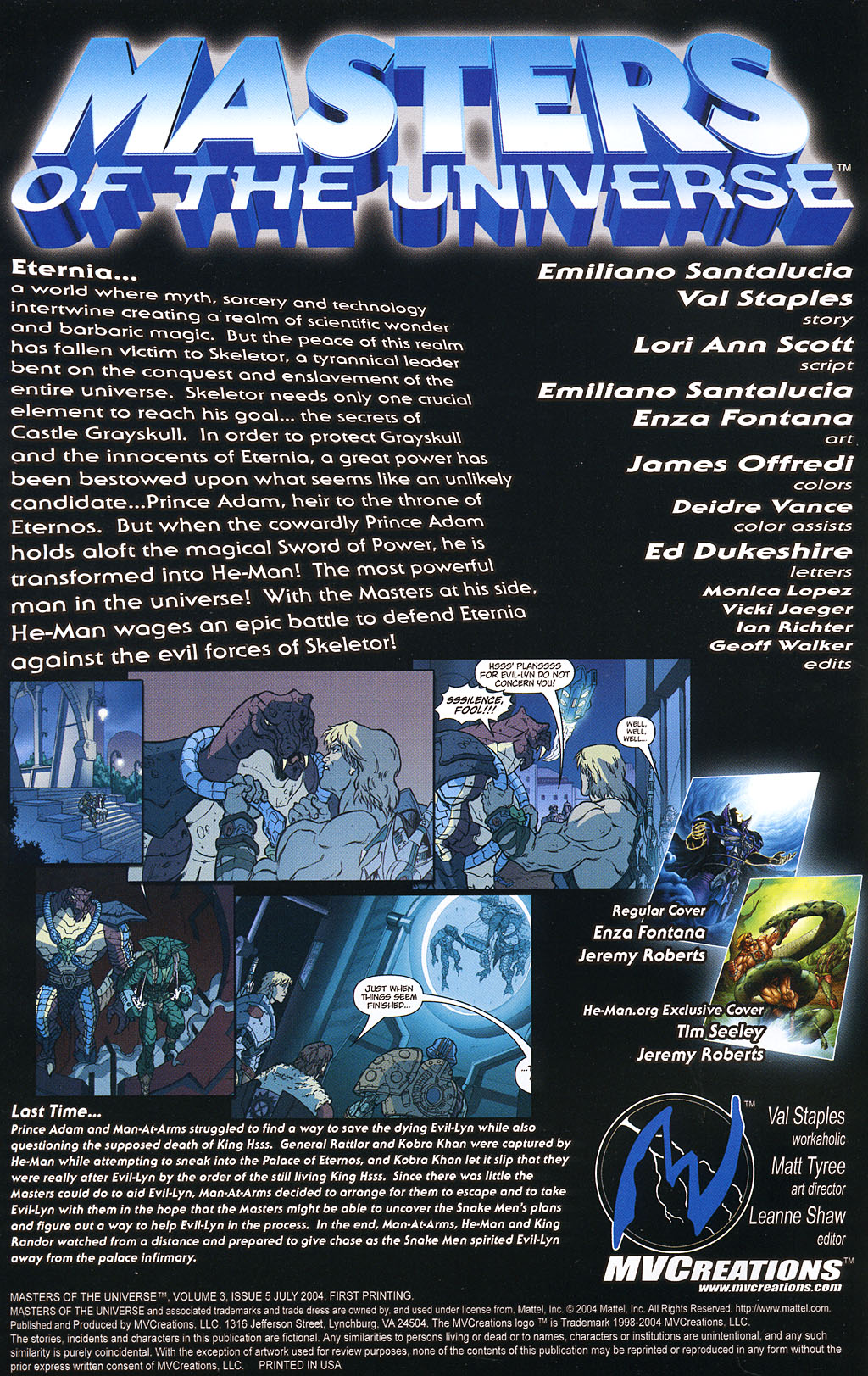 Read online Masters of the Universe (2004) comic -  Issue #5 - 2
