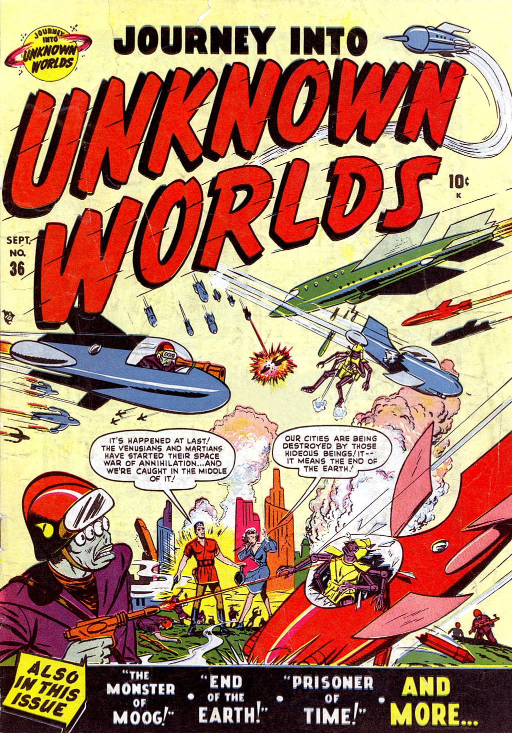 Read online Journey Into Unknown Worlds (1950) comic -  Issue #36 - 1
