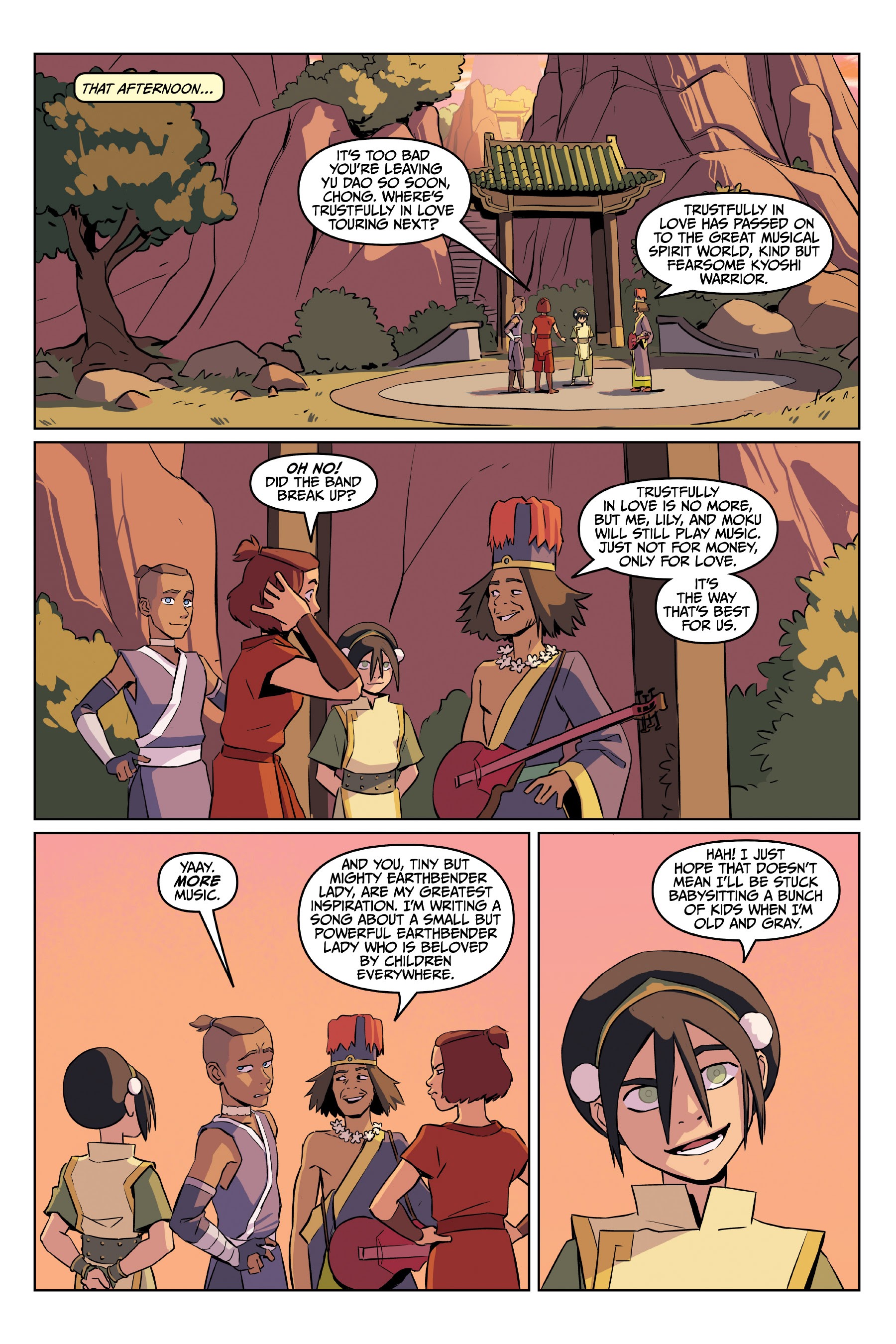 Read online Nickelodeon Avatar: The Last Airbender - Toph Beifong's Metalbending Academy comic -  Issue # TPB - 74