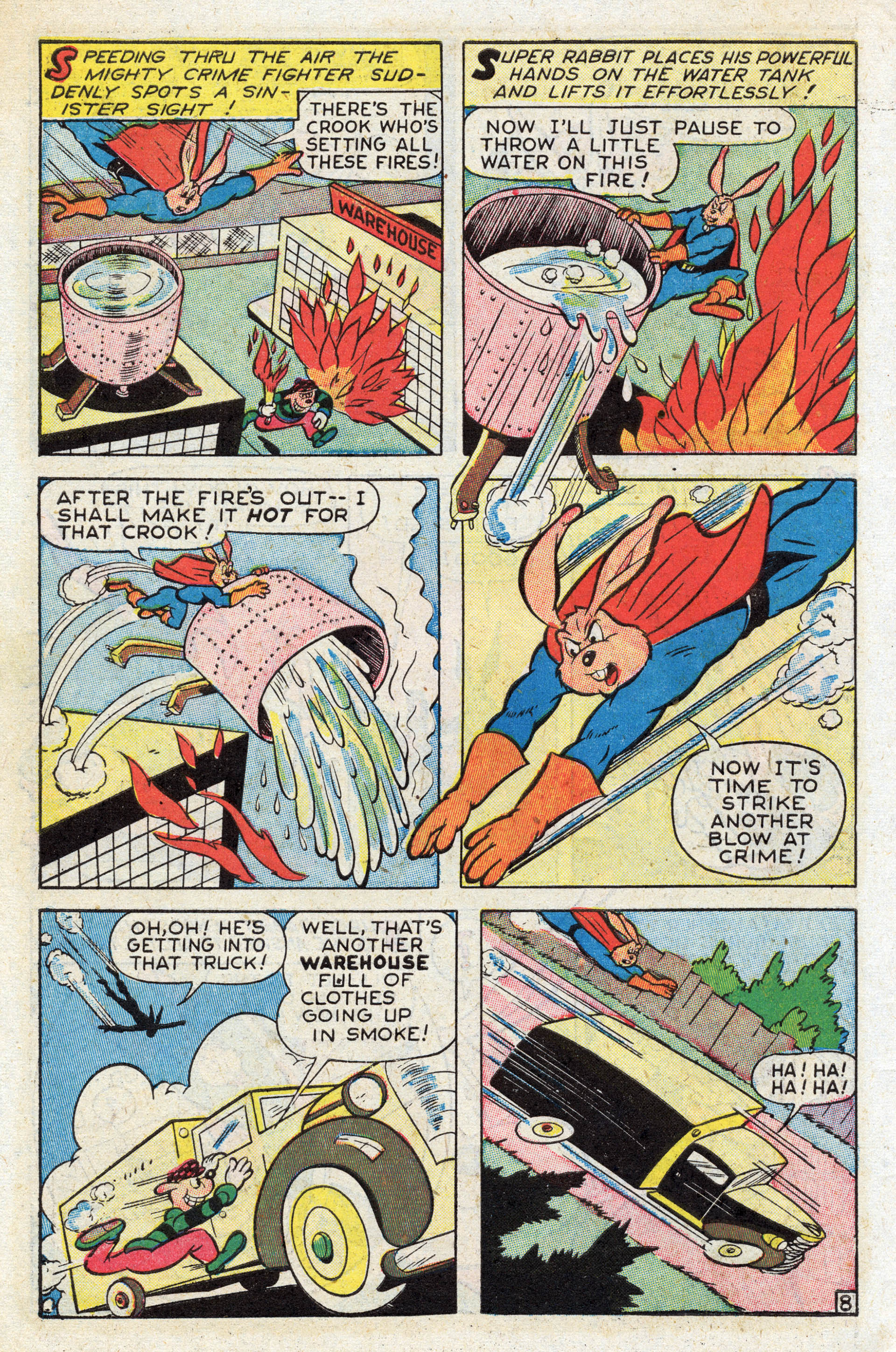 Read online Super Rabbit comic -  Issue #8 - 10