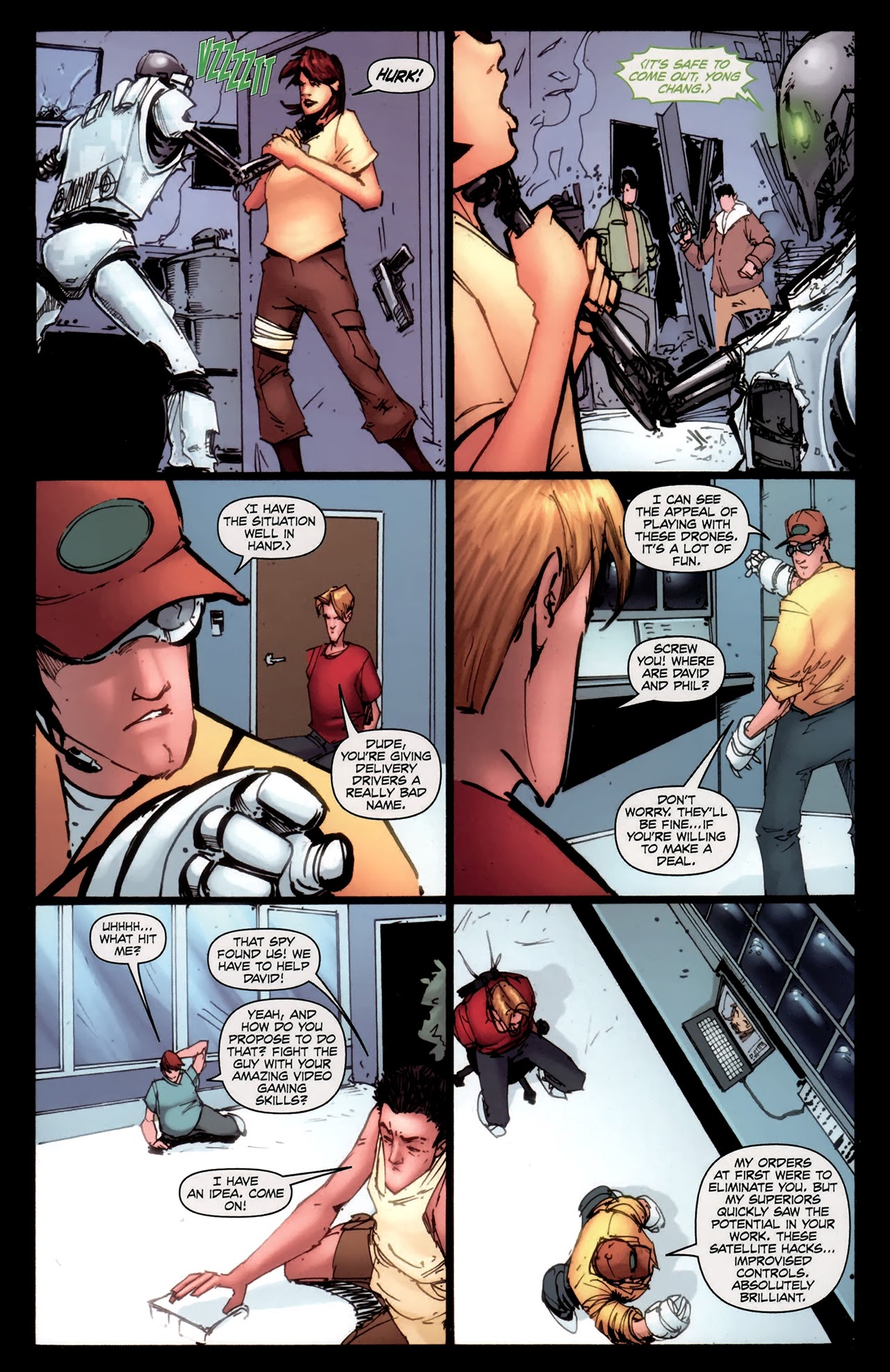 Read online Drone comic -  Issue #4 - 19