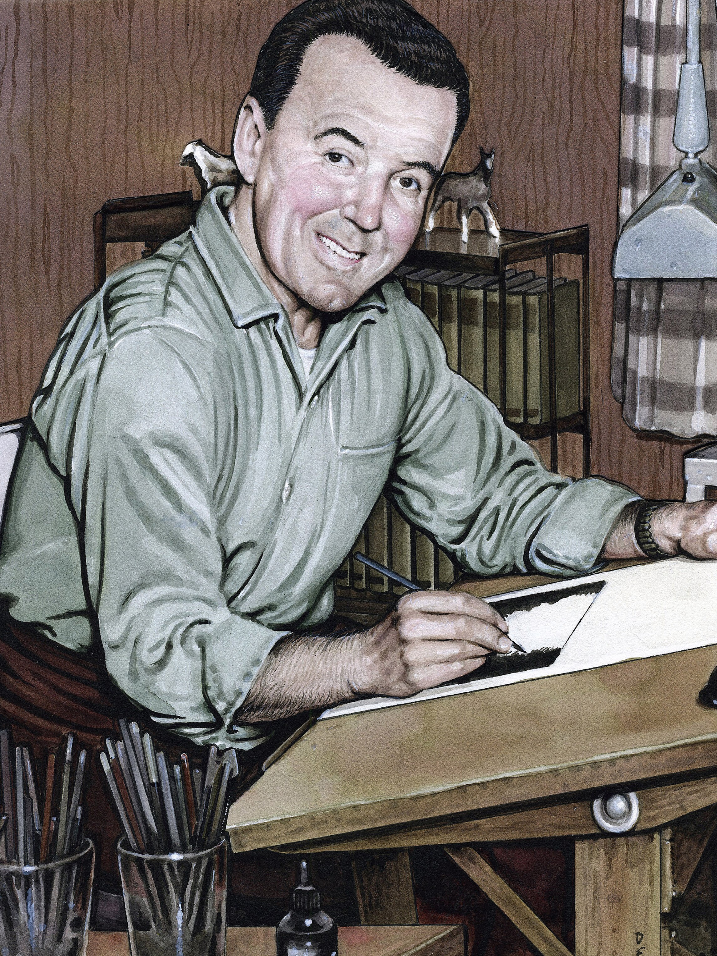 Read online More Heroes of the Comics: Portraits of the Legends of Comic Books comic -  Issue # TPB (Part 2) - 74