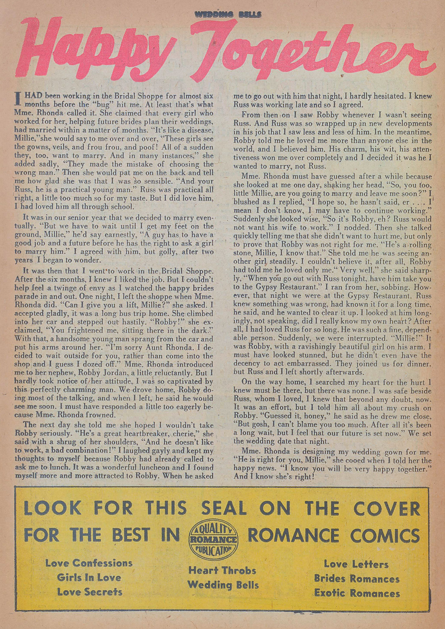 Read online Wedding Bells comic -  Issue #11 - 26