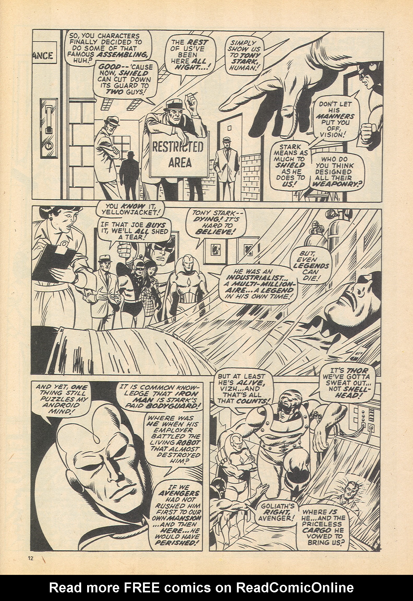 Read online The Avengers (1973) comic -  Issue #104 - 12