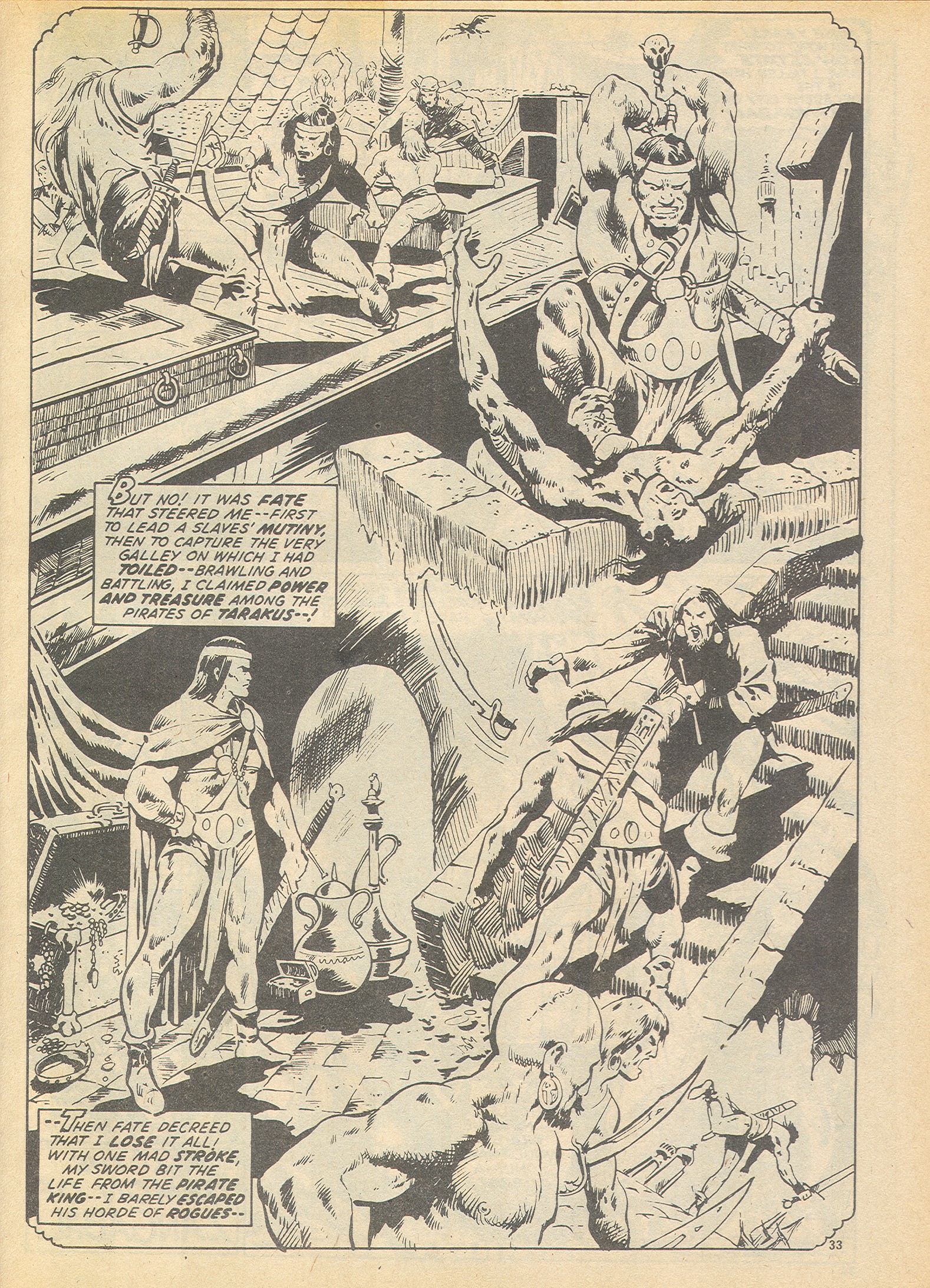 Read online The Savage Sword of Conan (1975) comic -  Issue #13 - 33