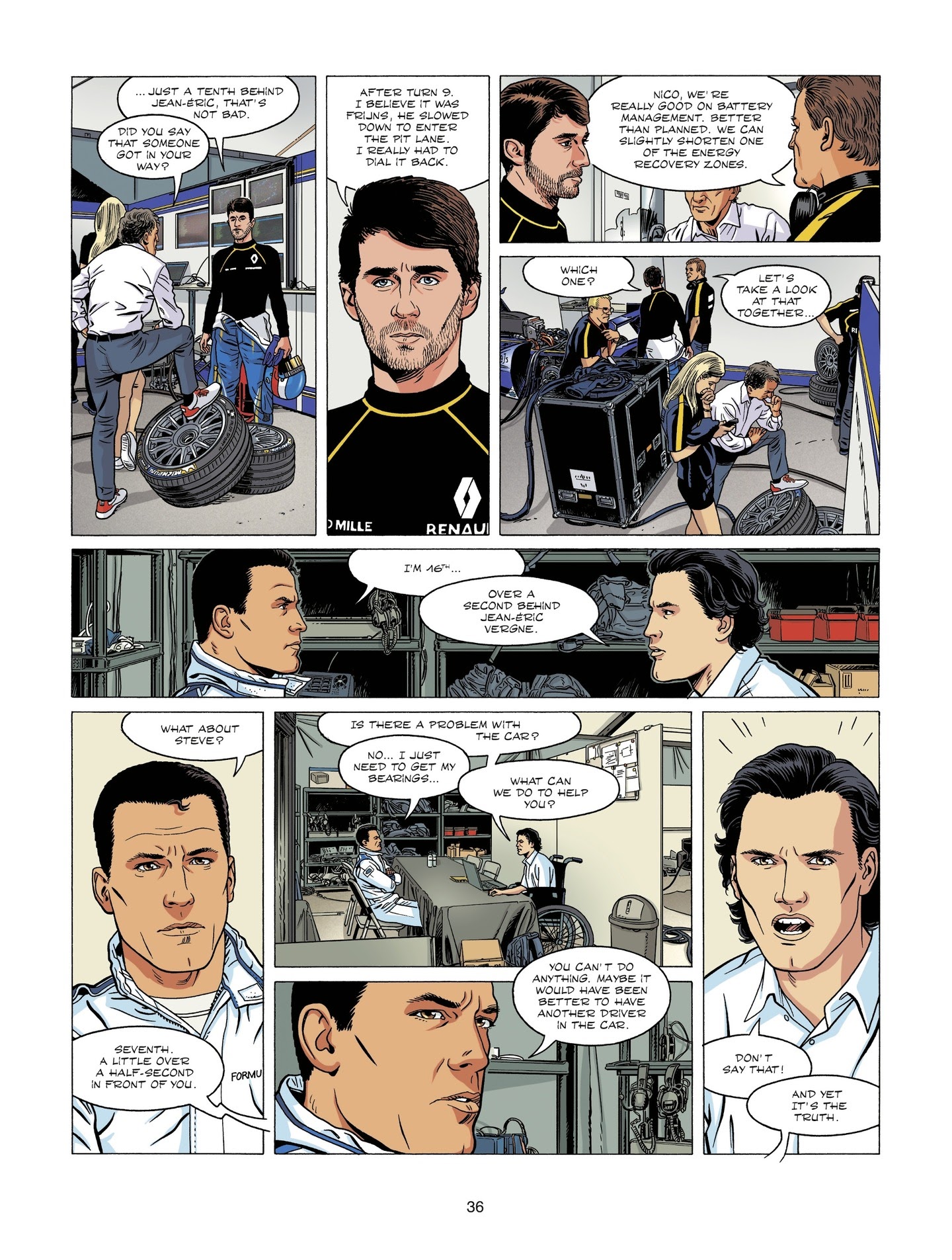 Read online Michel Vaillant comic -  Issue #5 - 36