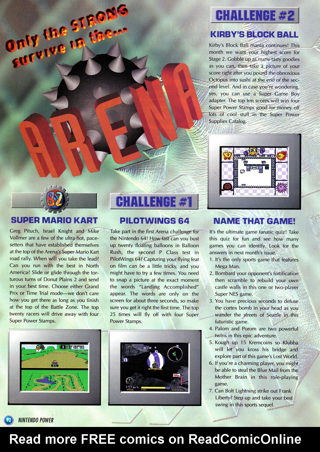 Read online Nintendo Power comic -  Issue #89 - 99