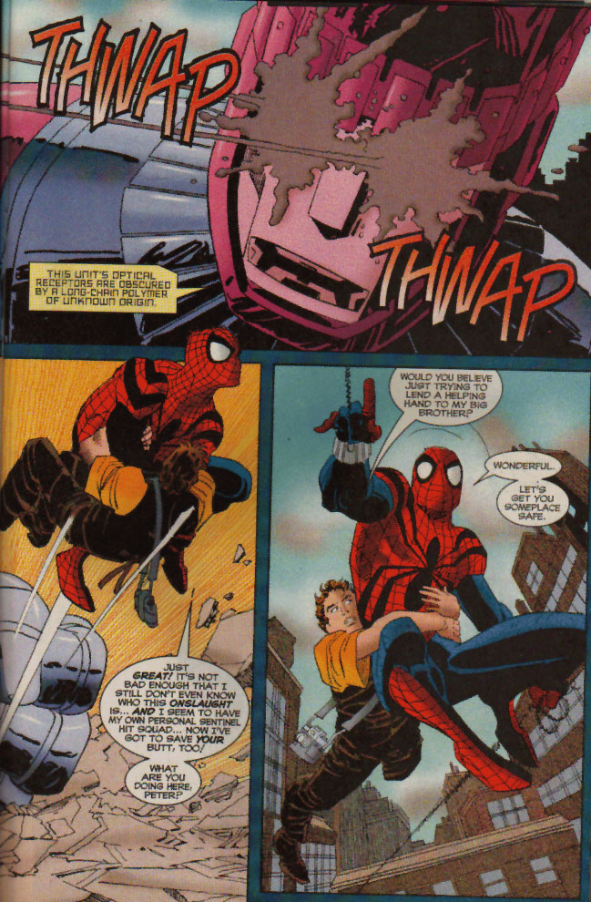 Read online Spider-Man (1990) comic -  Issue #72 - ...The Word's Gone Mad - 12