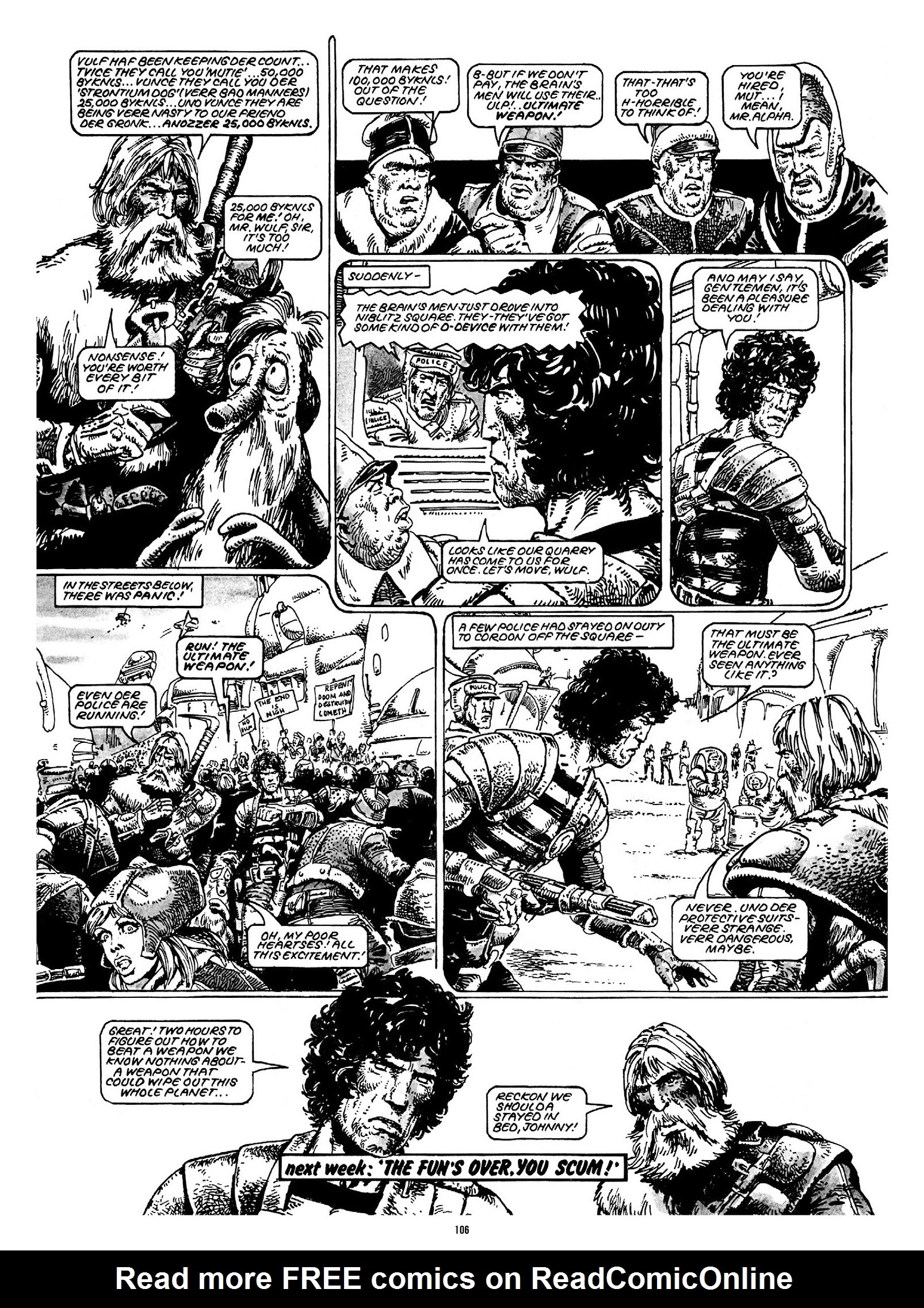 Read online Strontium Dog Search and Destroy: The Starlord Years comic -  Issue # TPB - 93
