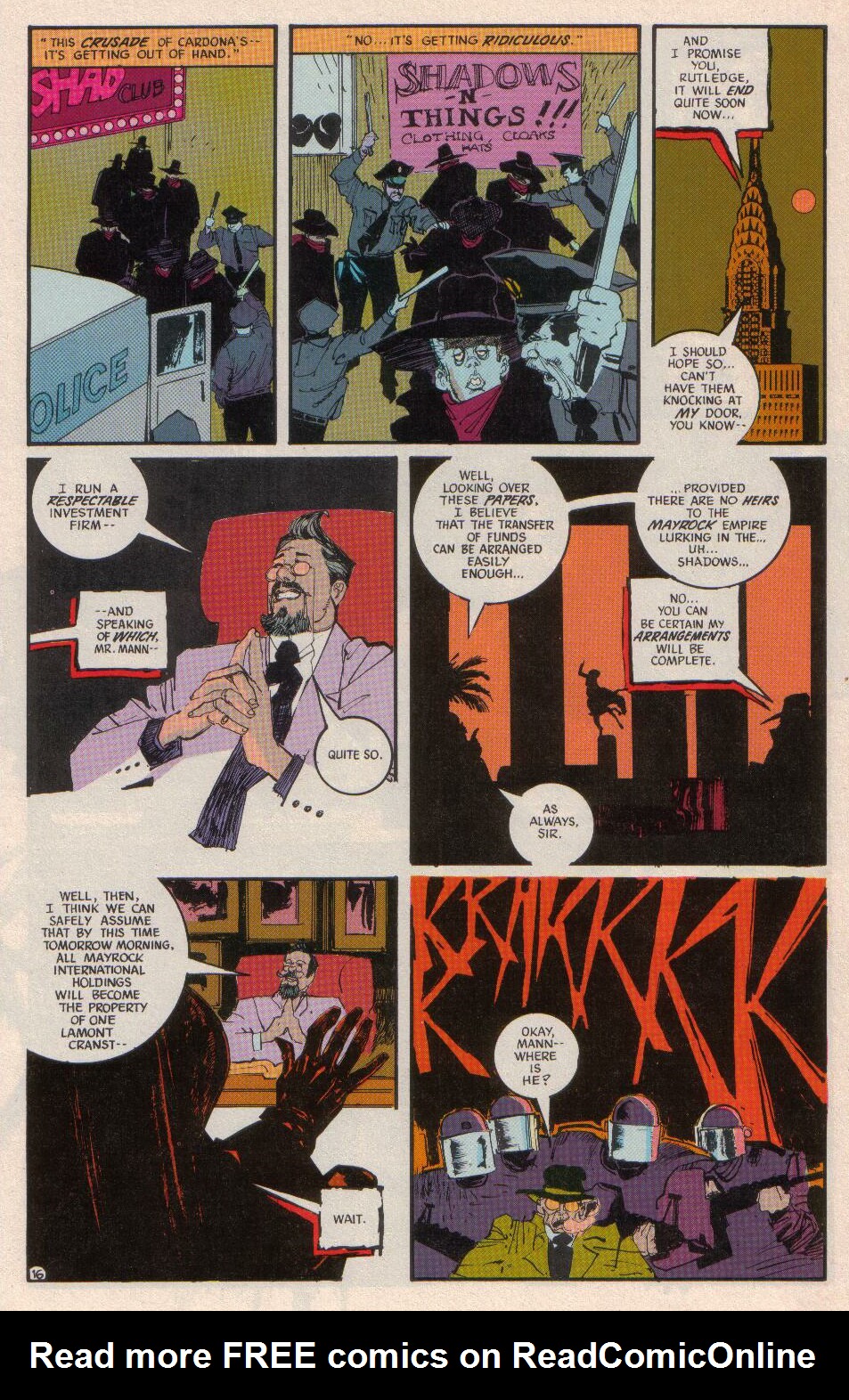 Read online The Shadow (1987) comic -  Issue #2 - 17