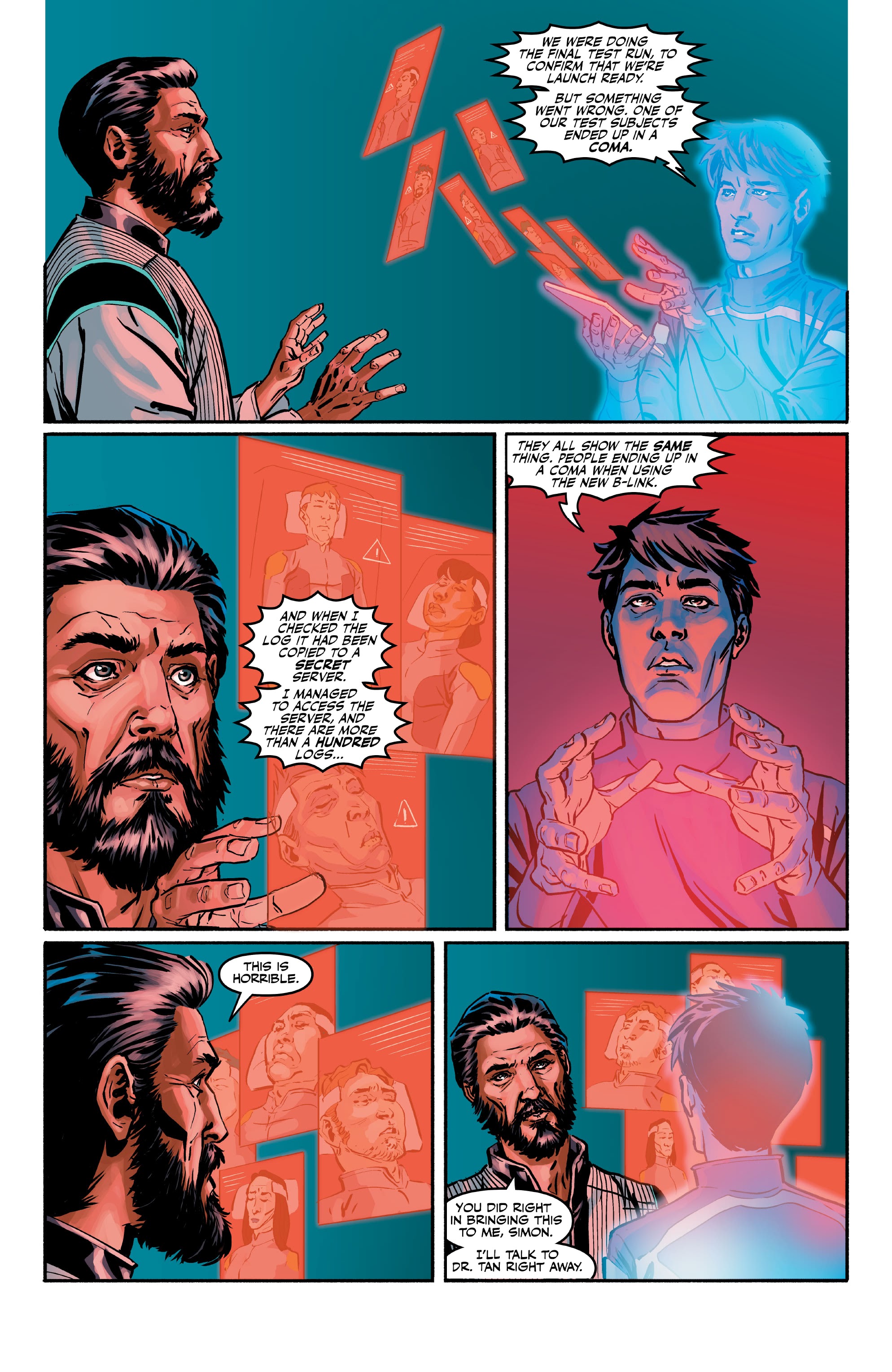 Read online HYPER SCAPE comic -  Issue #1 - 8