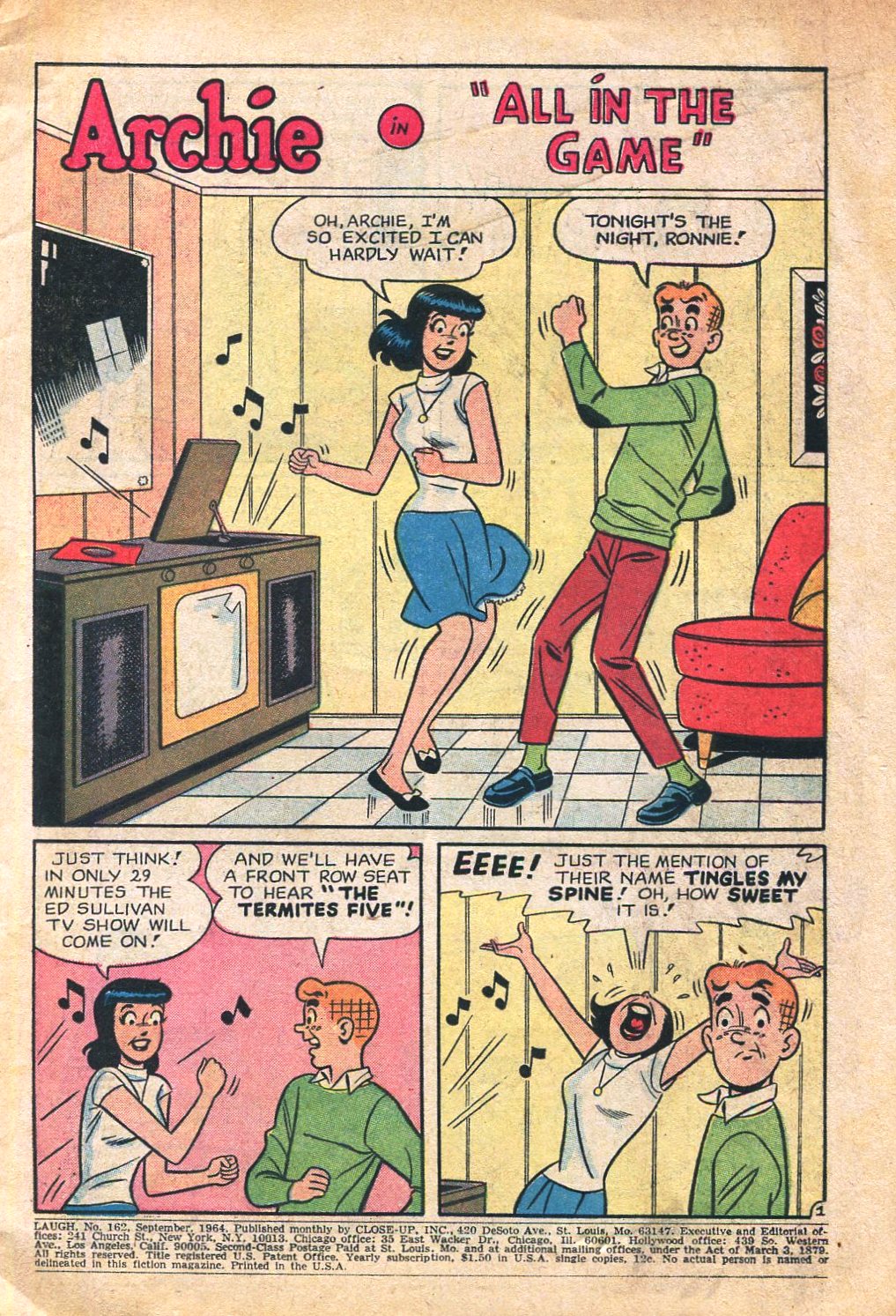 Read online Laugh (Comics) comic -  Issue #162 - 3