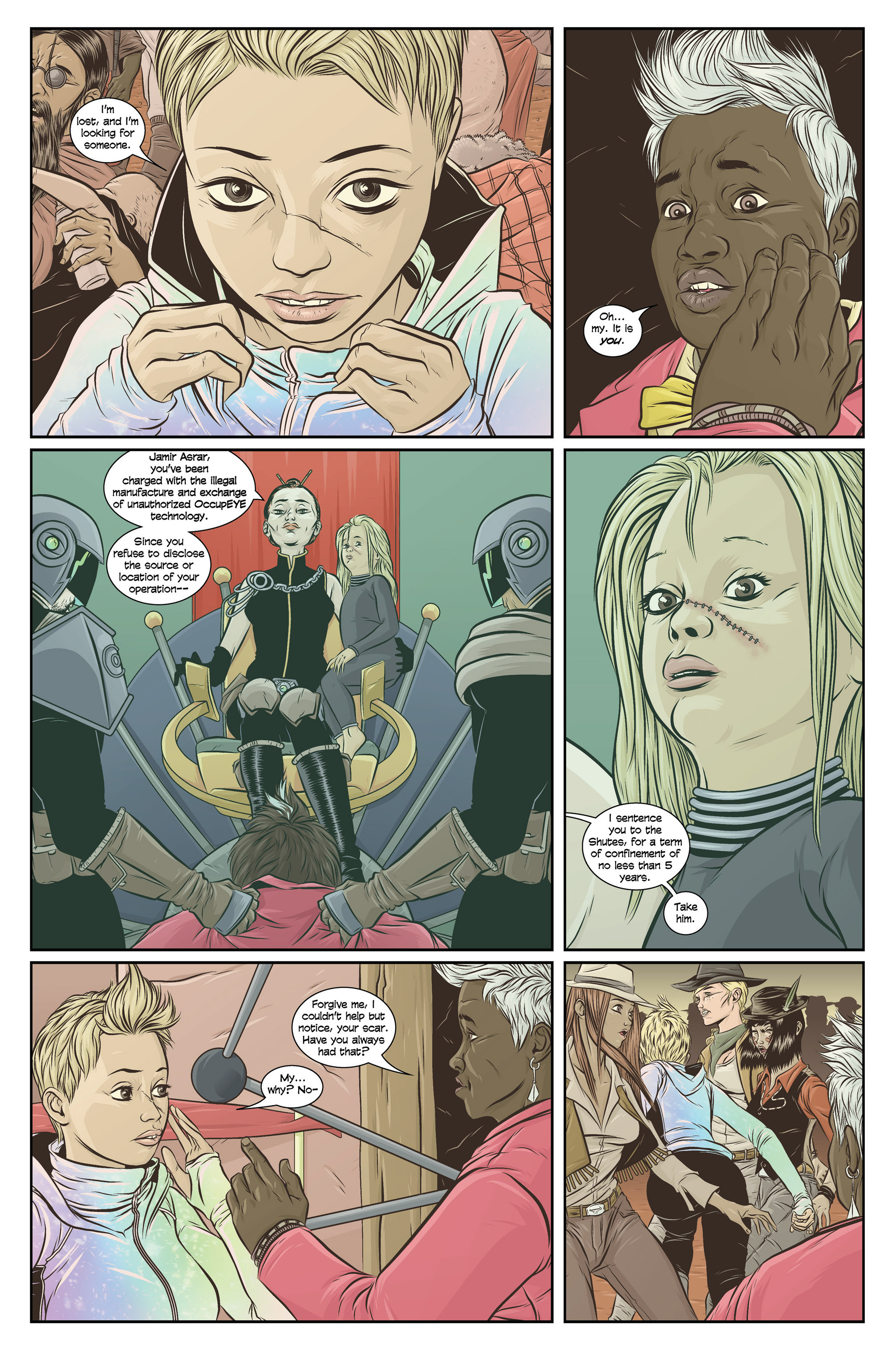 Read online Skinned comic -  Issue #3 - 15