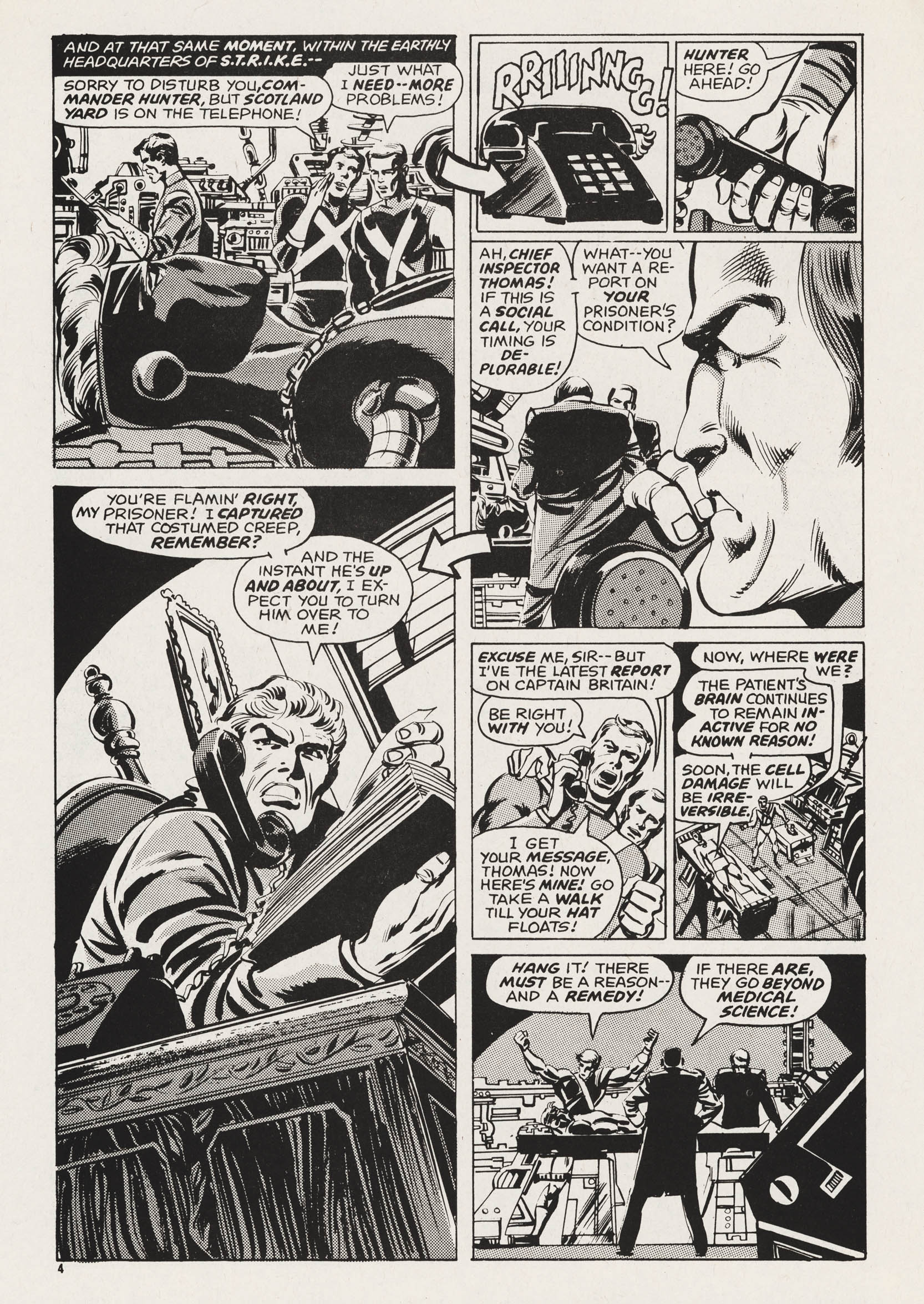 Read online Captain Britain (1976) comic -  Issue #35 - 4