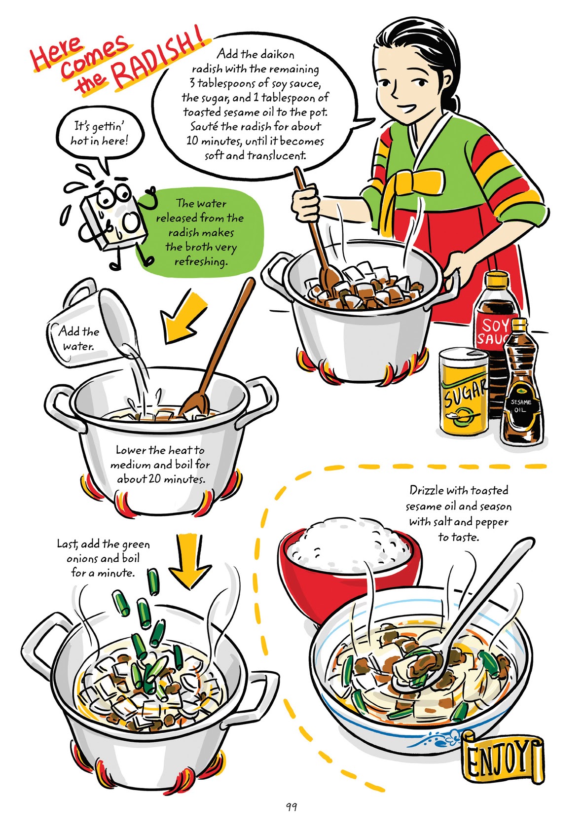 Read online Cook Korean! A Comic Book With Recipes comic -  Issue # TPB (Part 1) - 98