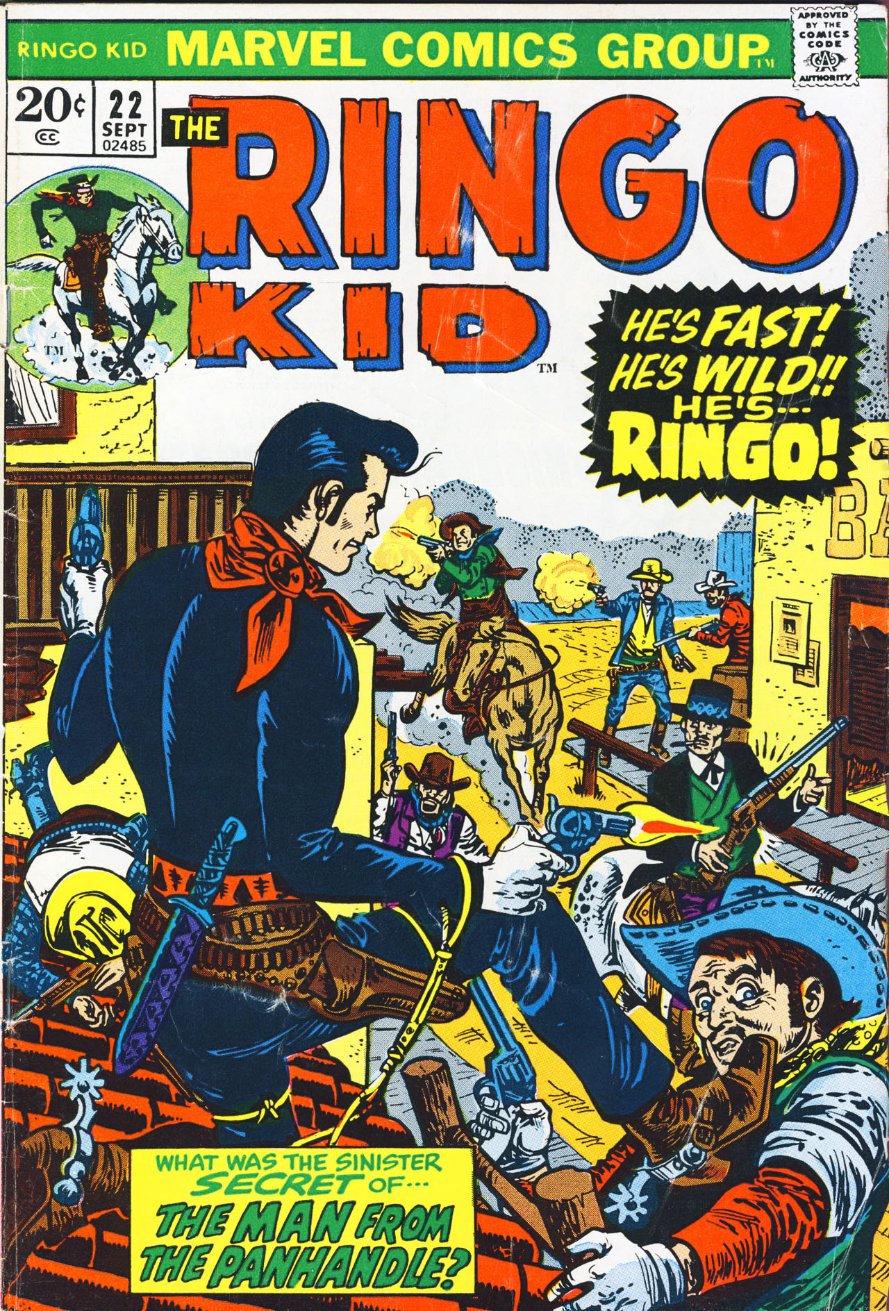 Read online Ringo Kid (1970) comic -  Issue #22 - 1