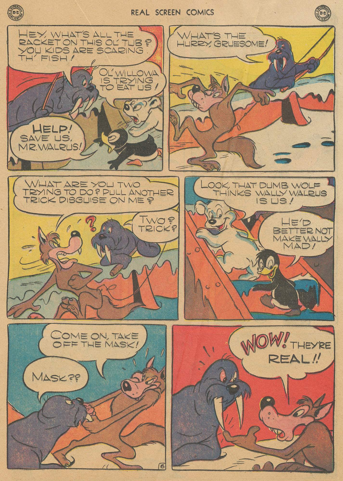 Read online Real Screen Comics comic -  Issue #5 - 32