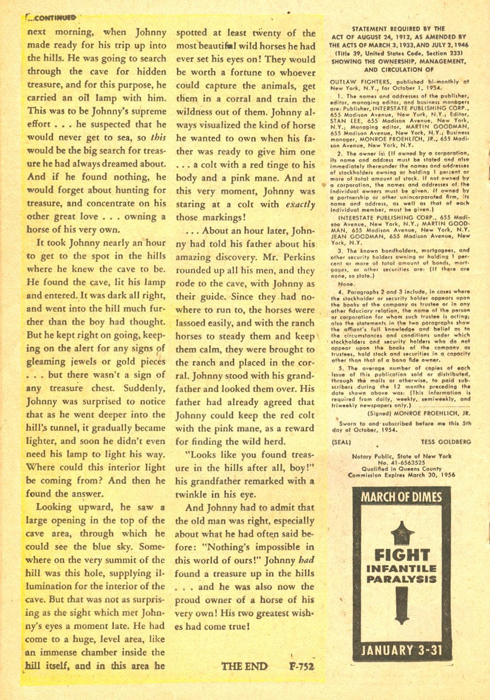 Read online Outlaw Fighters comic -  Issue #5 - 18