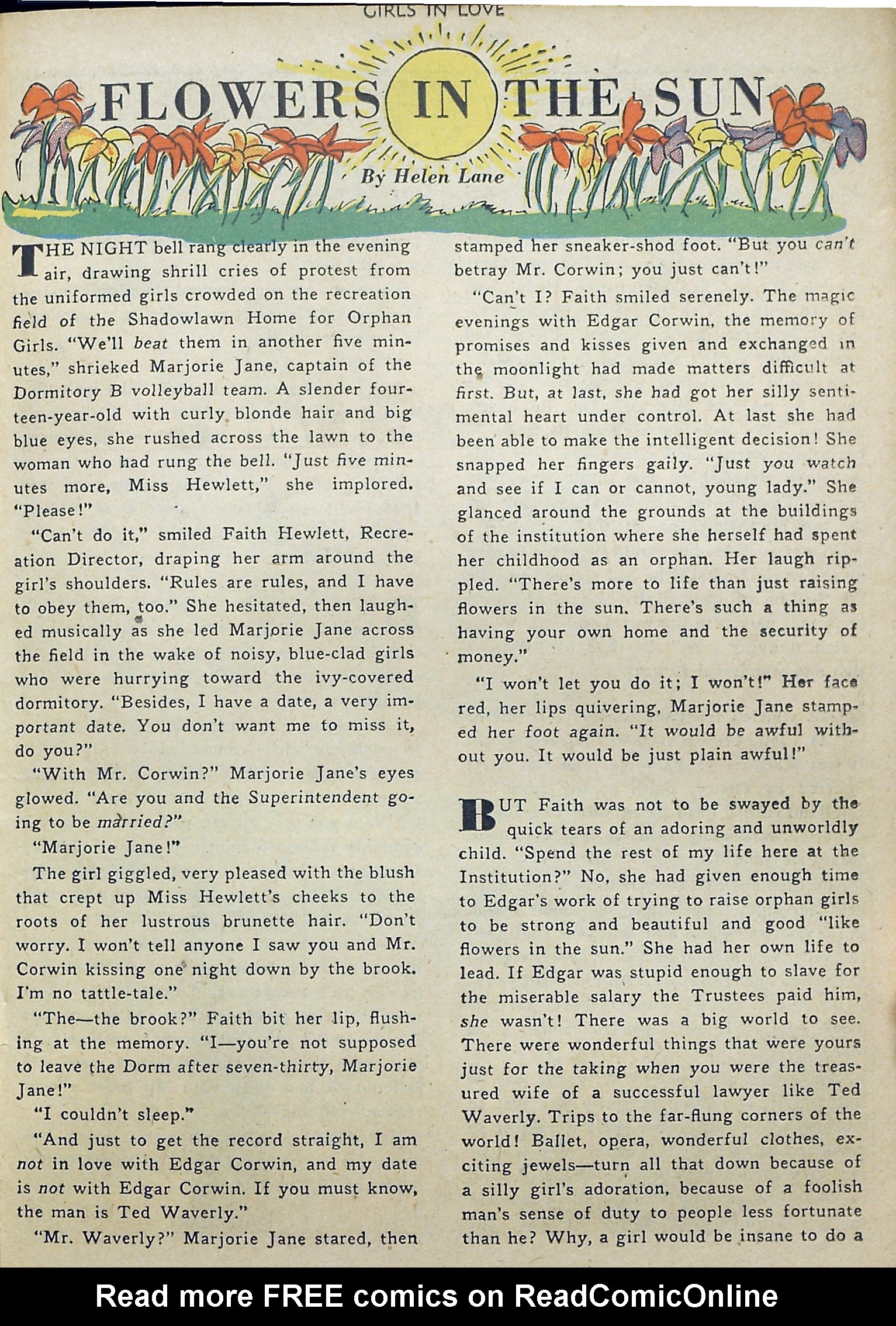 Read online Girls in Love (1950) comic -  Issue #1 - 23