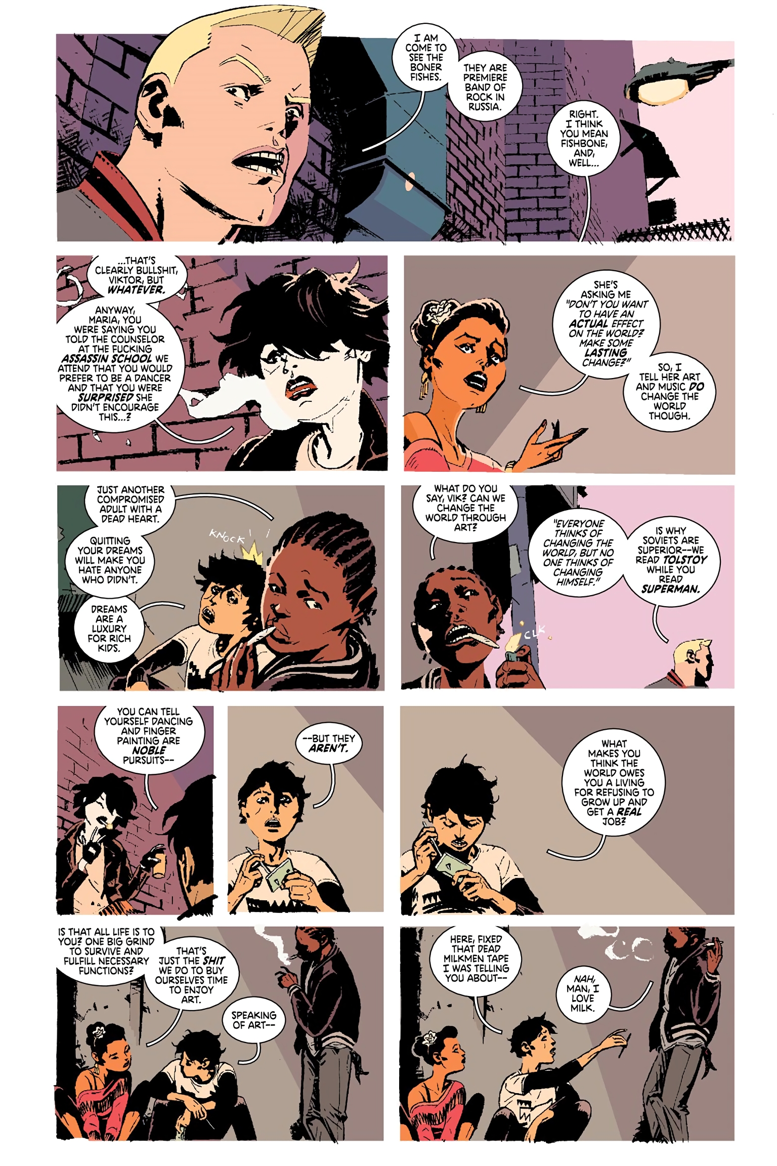 Read online Deadly Class comic -  Issue # _Deluxe Edition Teen Age Riot (Part 3) - 10