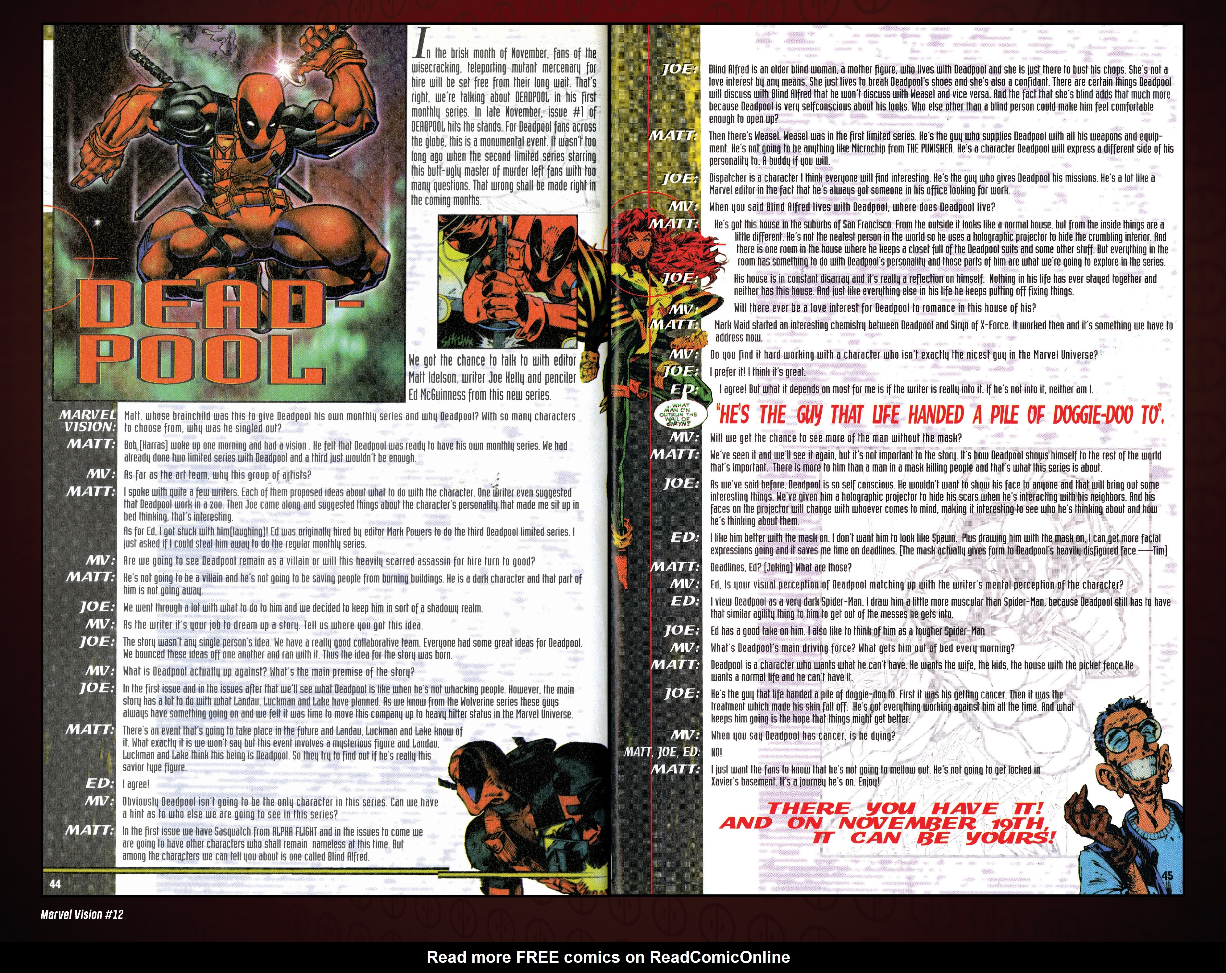 Read online Deadpool by Joe Kelly: The Complete Collection comic -  Issue # TPB 1 (Part 4) - 114