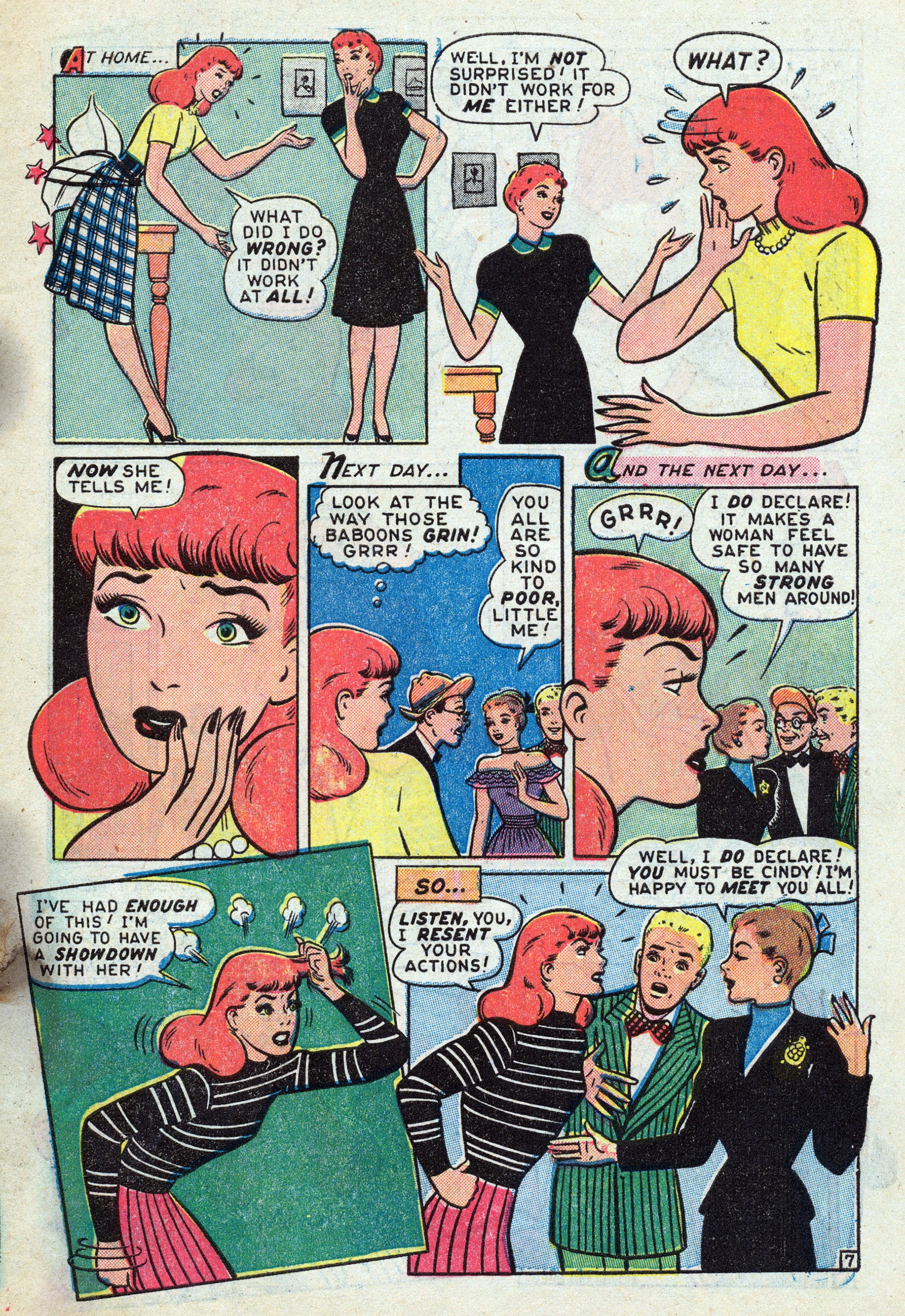 Read online Junior Miss (1947) comic -  Issue #31 - 9