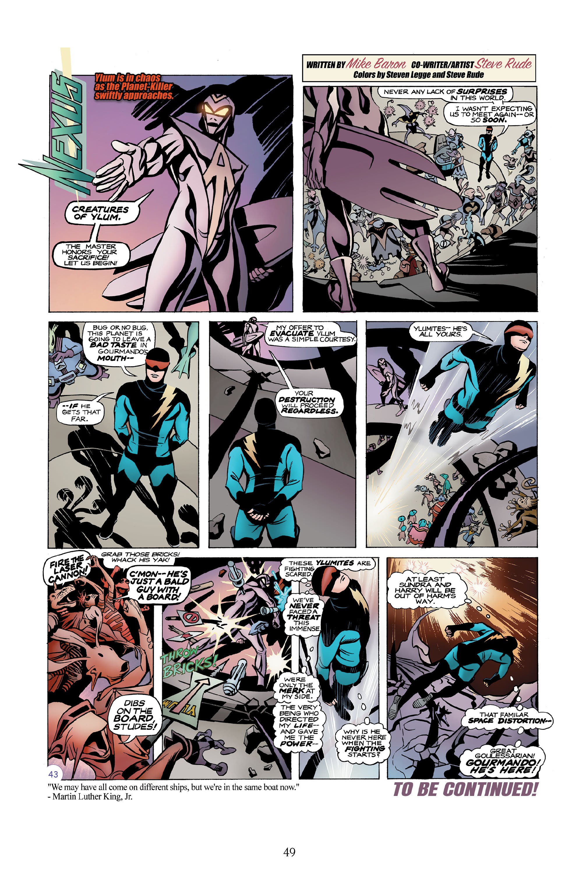 Read online Nexus Newspaper Strips: The Coming of Gourmando comic -  Issue # TPB (Part 1) - 48