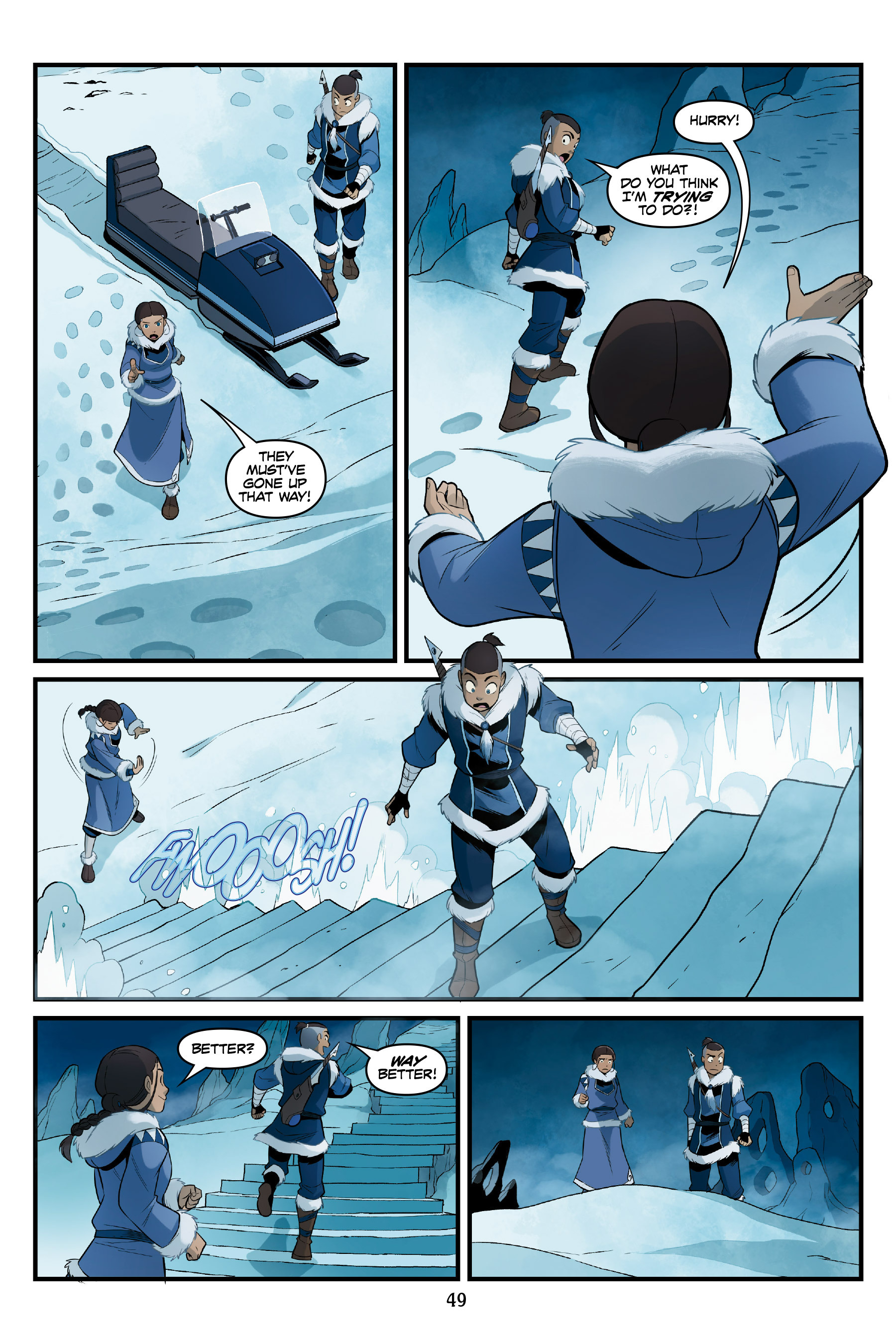 Read online Nickelodeon Avatar: The Last Airbender - North and South comic -  Issue #1 - 49