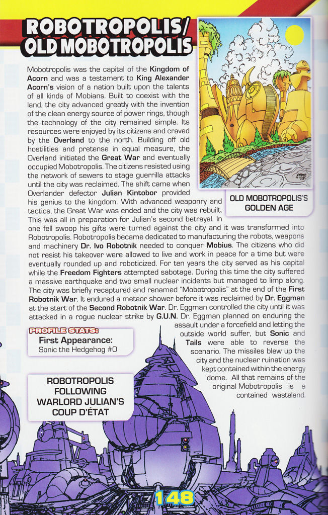 Read online Sonic the Hedgehog: The Complete Sonic Comic Encyclopedia comic -  Issue # TPB - 150
