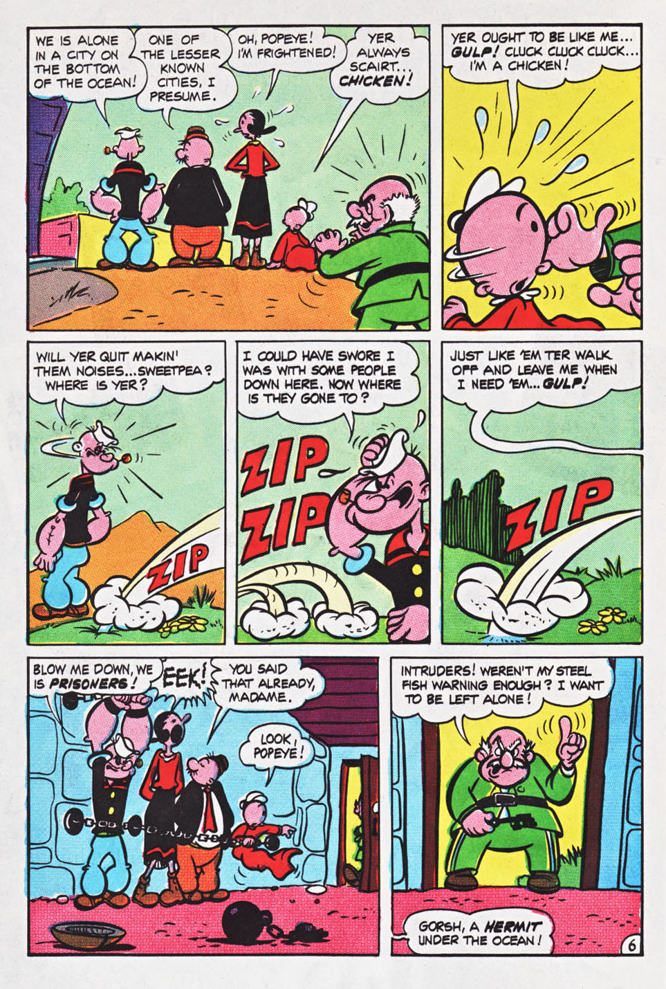 Read online Popeye (1993) comic -  Issue #7 - 9