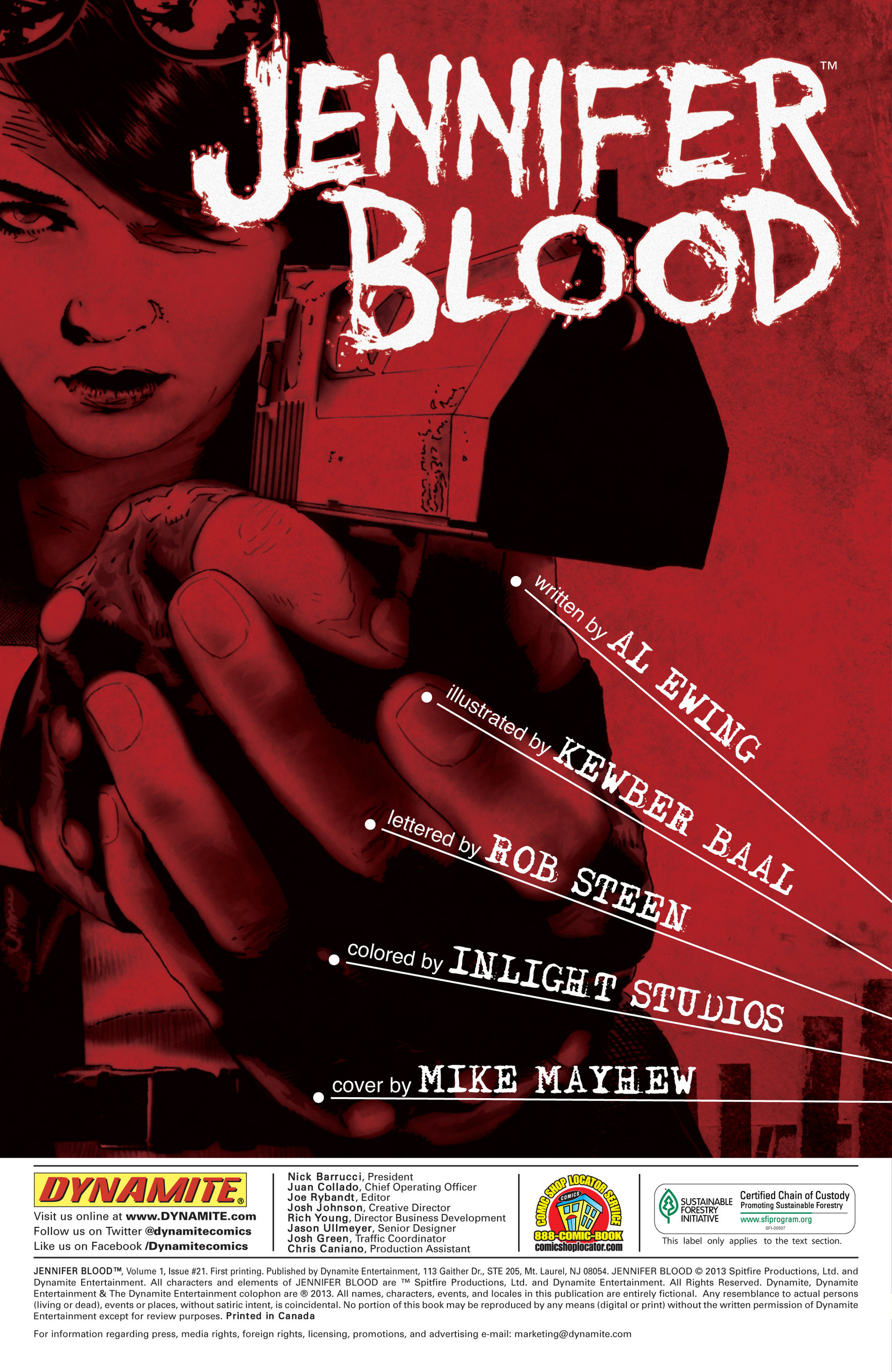 Read online Jennifer Blood comic -  Issue #21 - 2