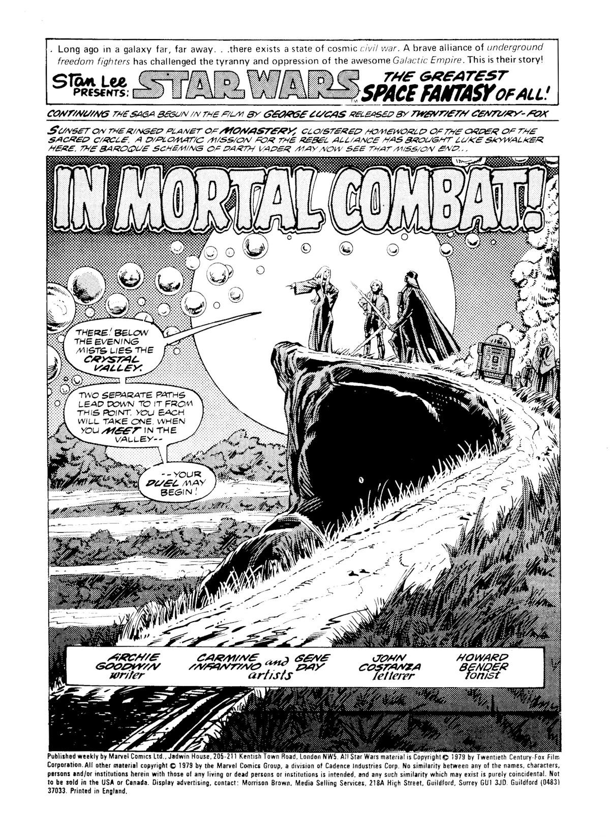 Read online Star Wars Weekly comic -  Issue #91 - 2