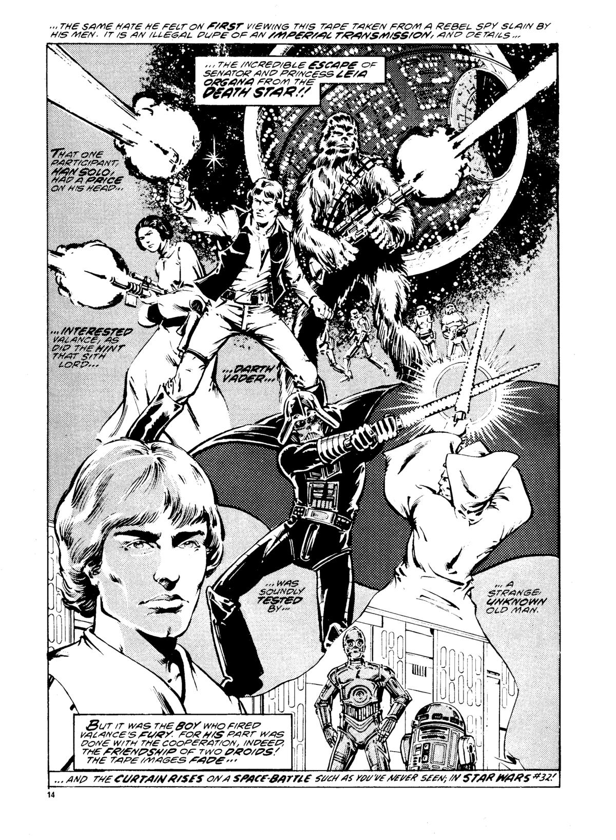 Read online Star Wars Weekly comic -  Issue #31 - 14