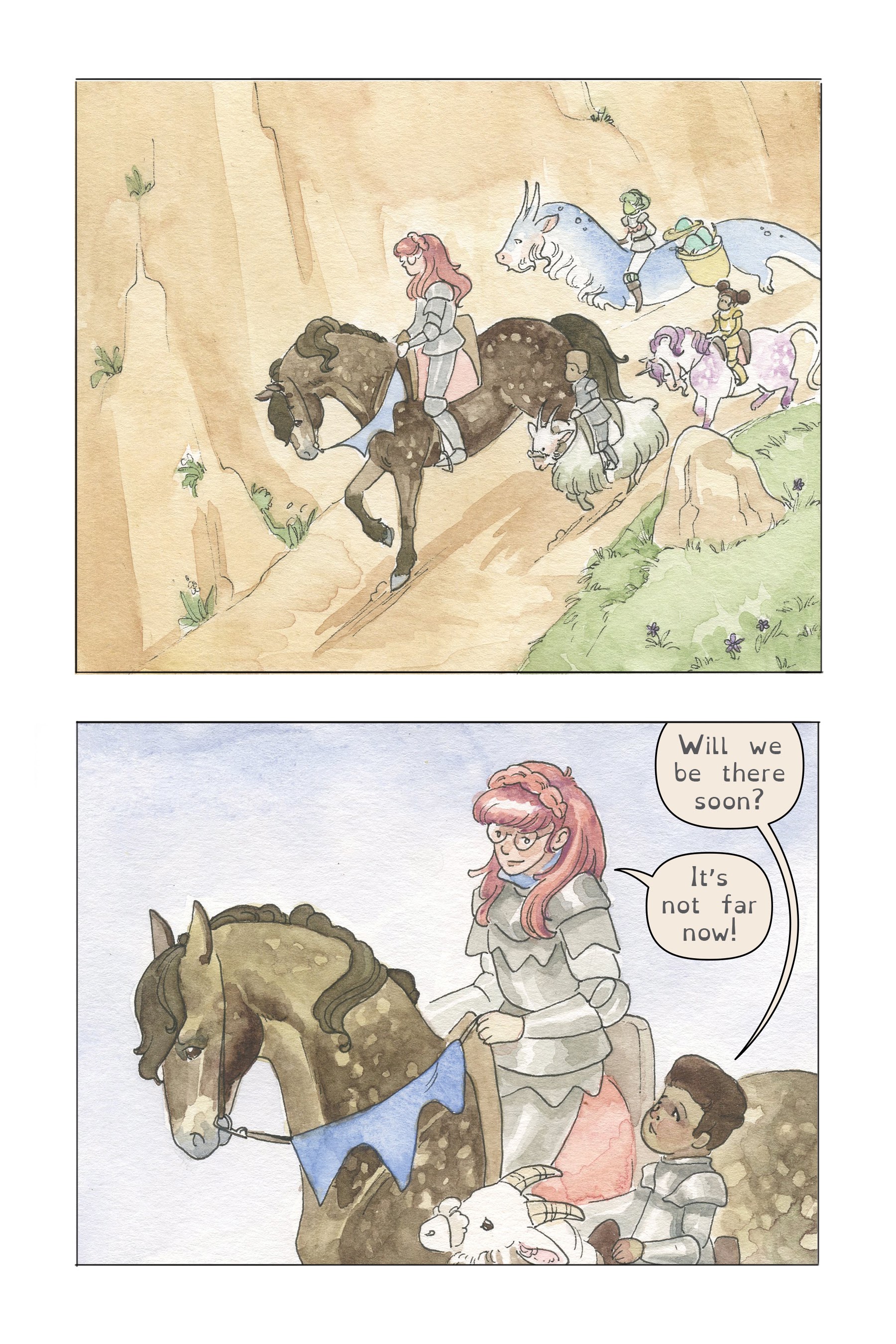 Read online Emiline: Knight in Training comic -  Issue # Full - 26