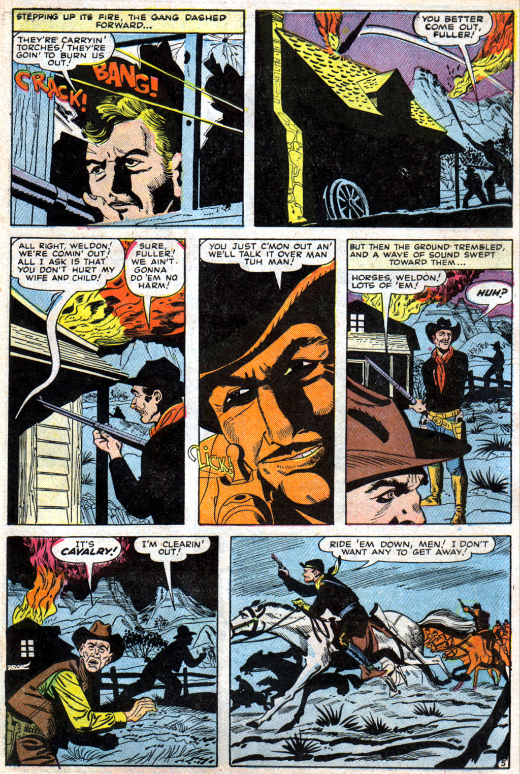 Read online Western Outlaws (1954) comic -  Issue #6 - 7