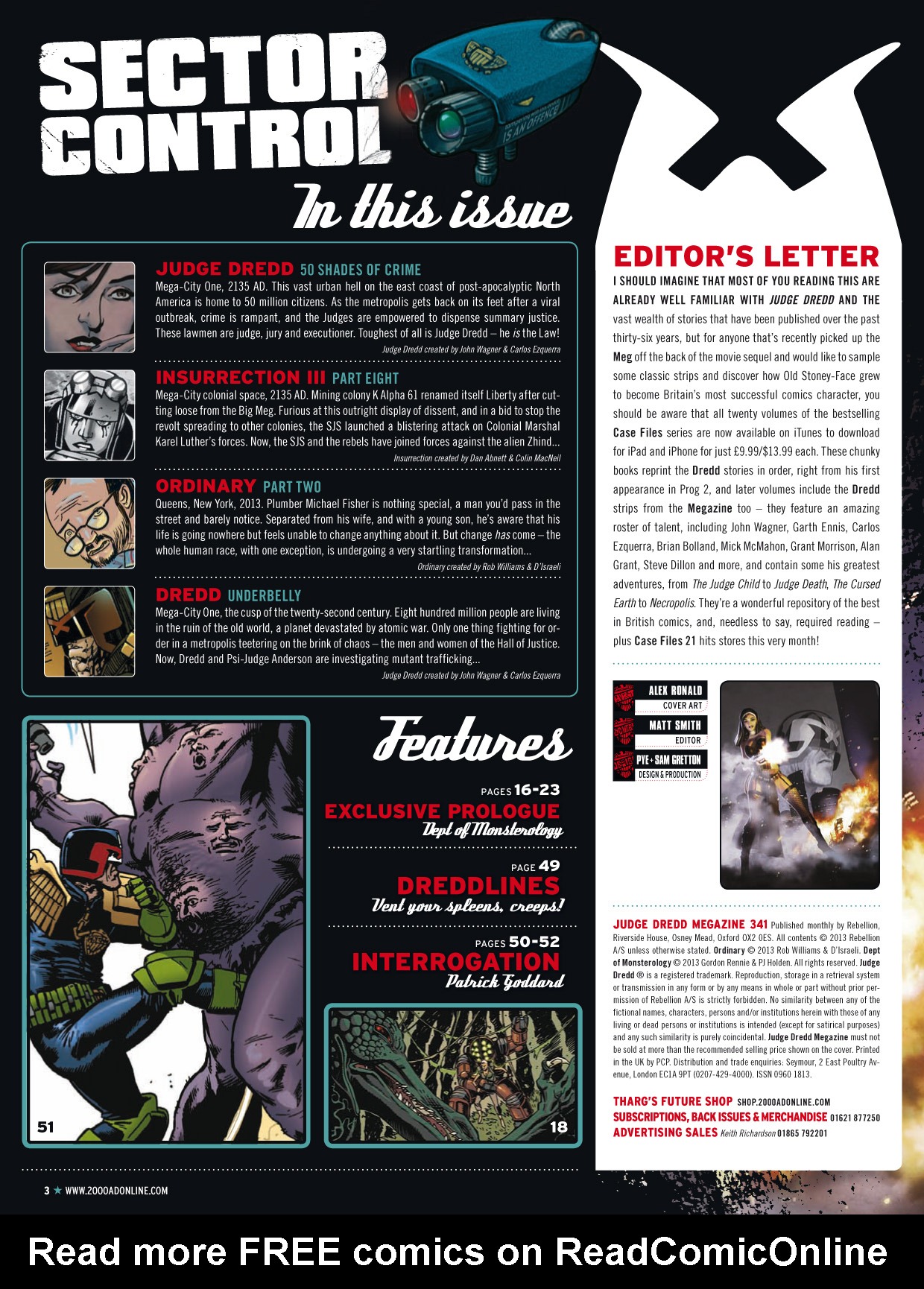 Read online Judge Dredd Megazine (Vol. 5) comic -  Issue #341 - 3