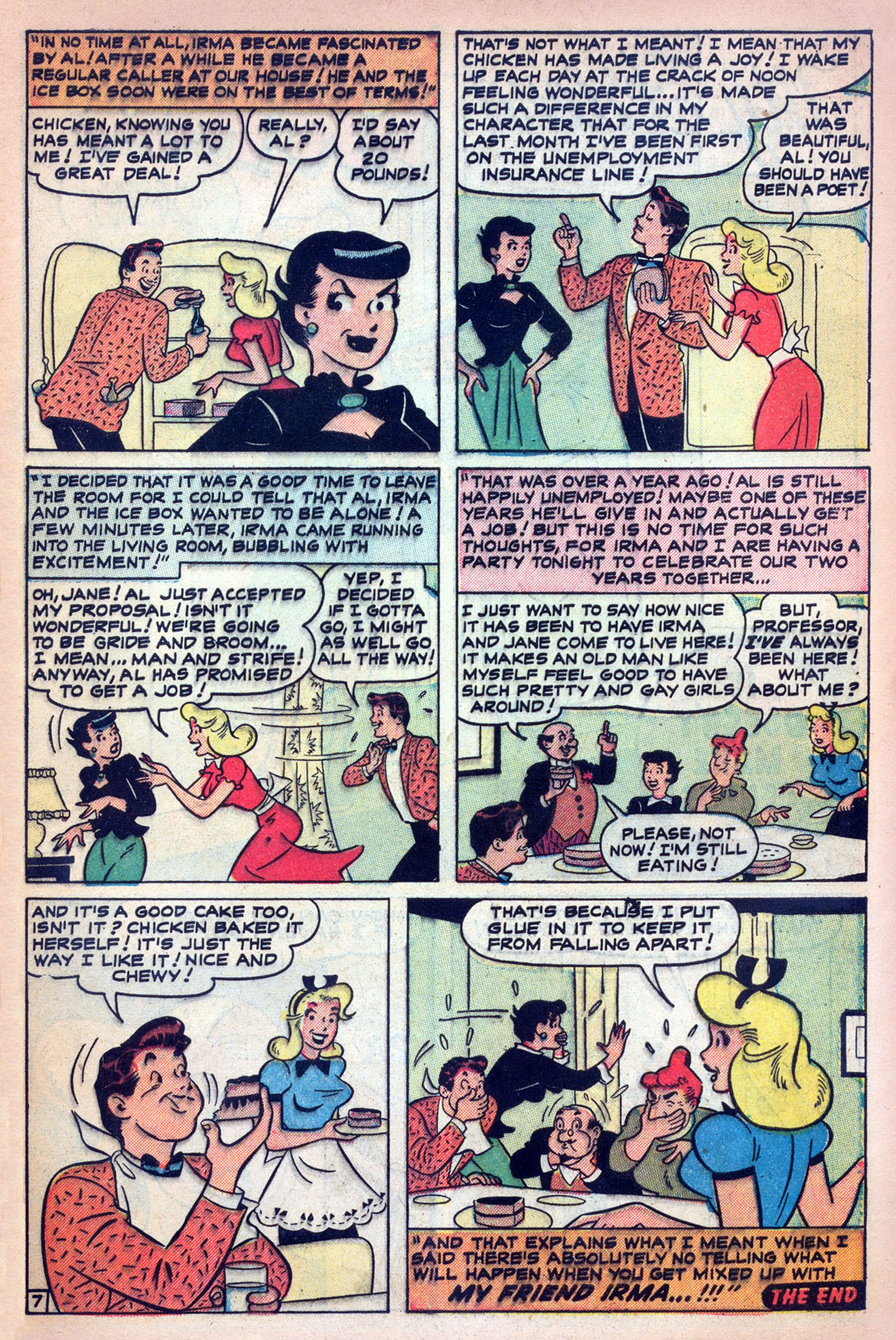 Read online My Friend Irma comic -  Issue #4 - 9