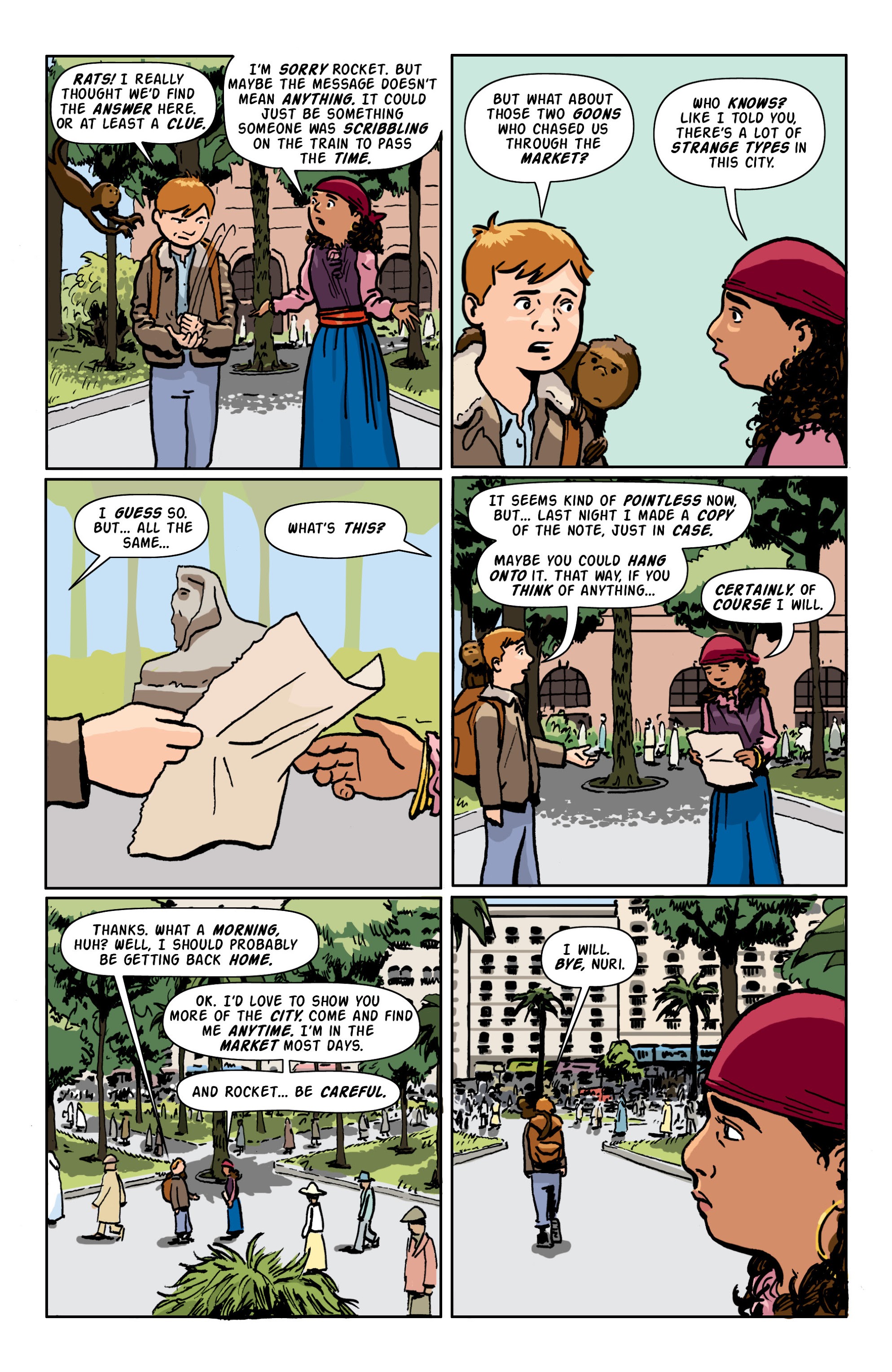Read online Rocket Robinson and the Pharaoh's Fortune comic -  Issue # TPB (Part 1) - 54