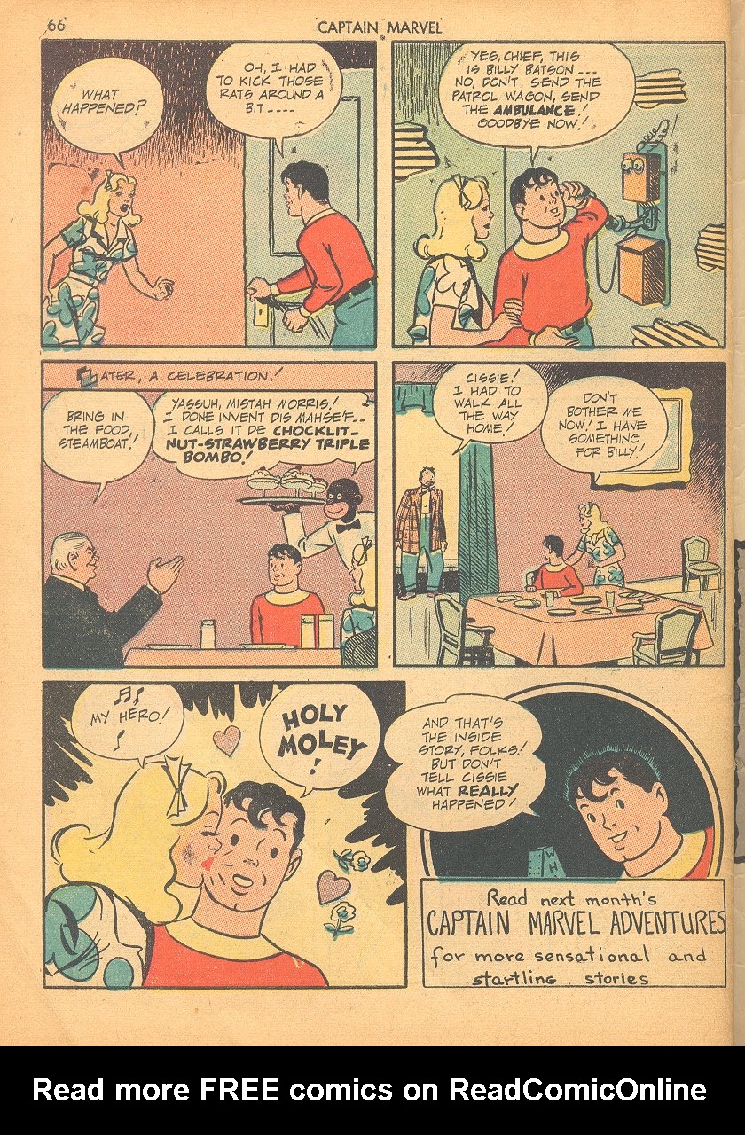 Read online Captain Marvel Adventures comic -  Issue #13 - 62