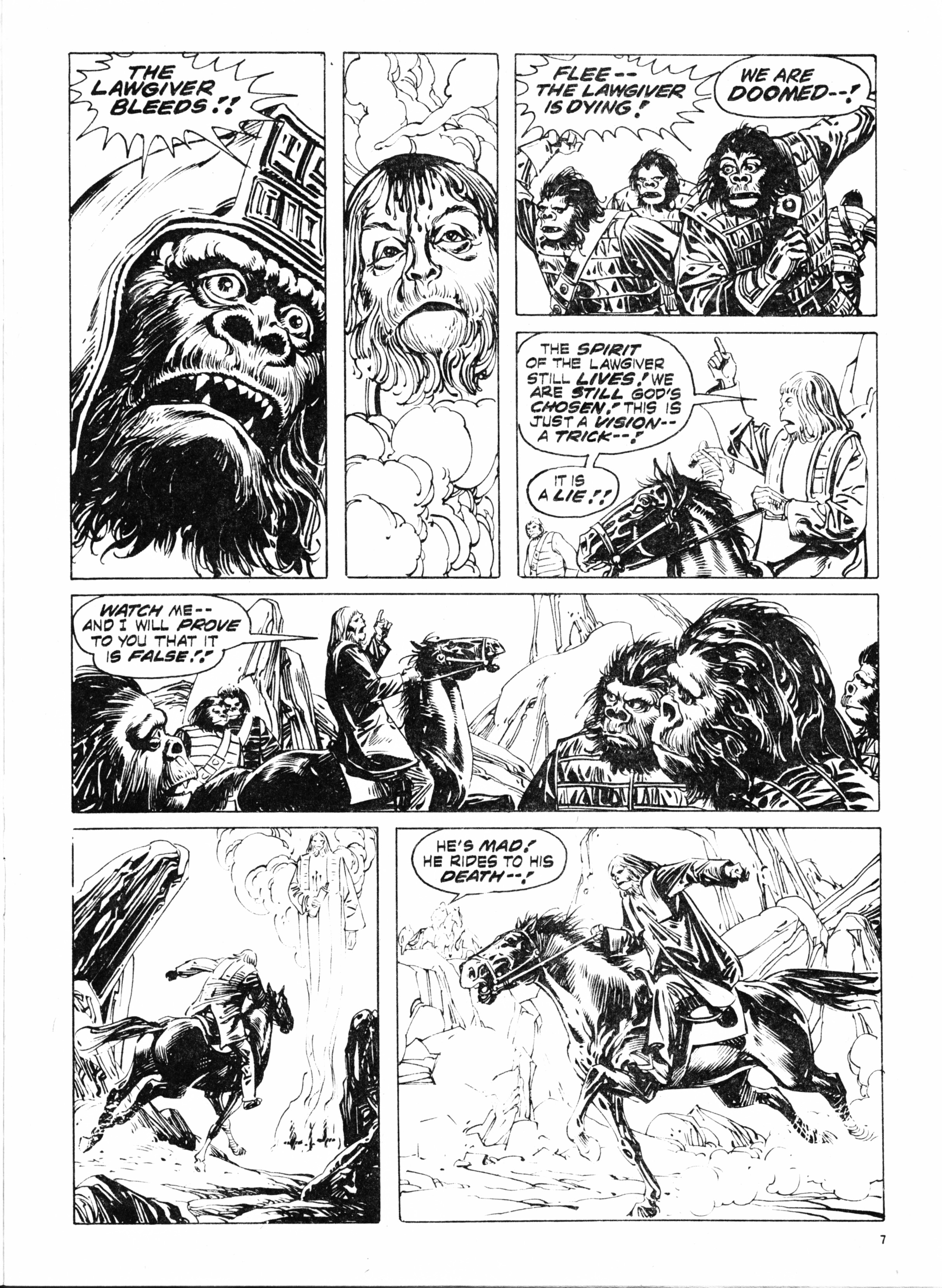 Read online Planet of the Apes (1974) comic -  Issue #44 - 7