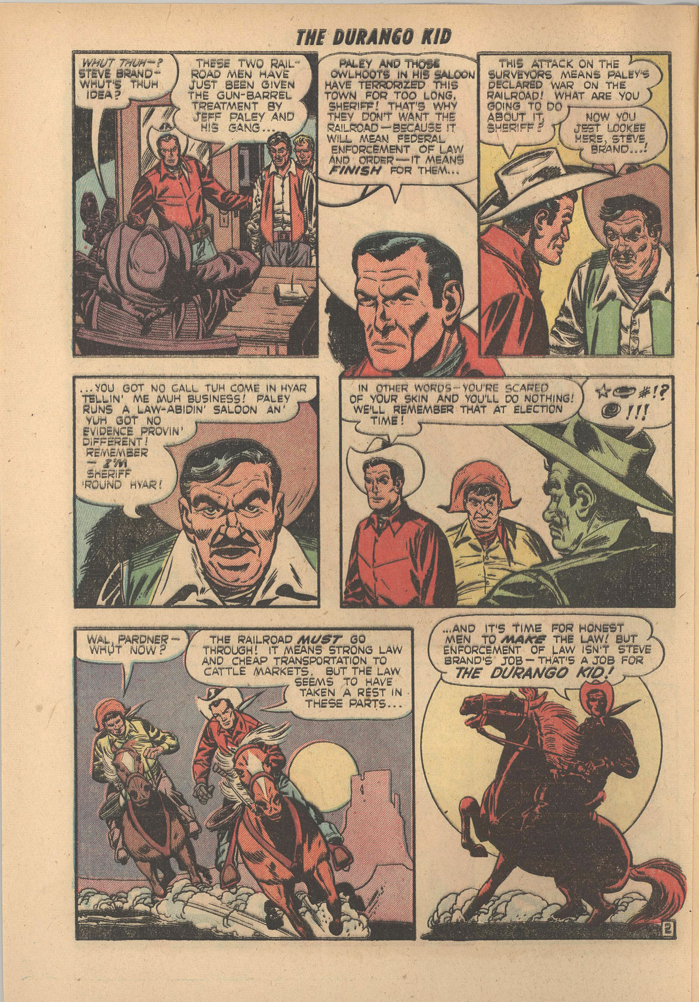 Read online Charles Starrett as The Durango Kid comic -  Issue #16 - 4