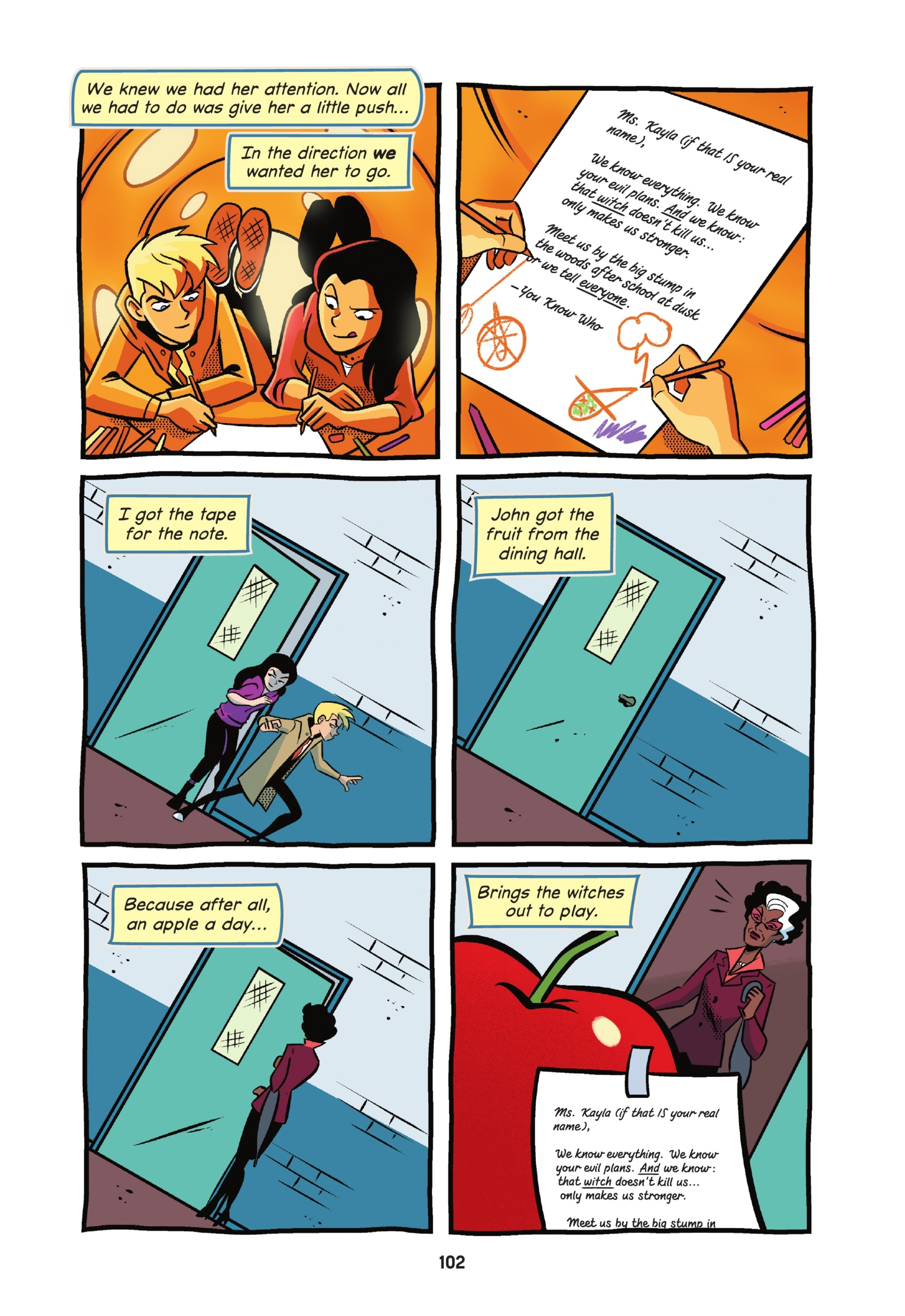 Read online The Mystery of the Meanest Teacher: A Johnny Constantine Graphic Novel comic -  Issue # TPB (Part 1) - 100