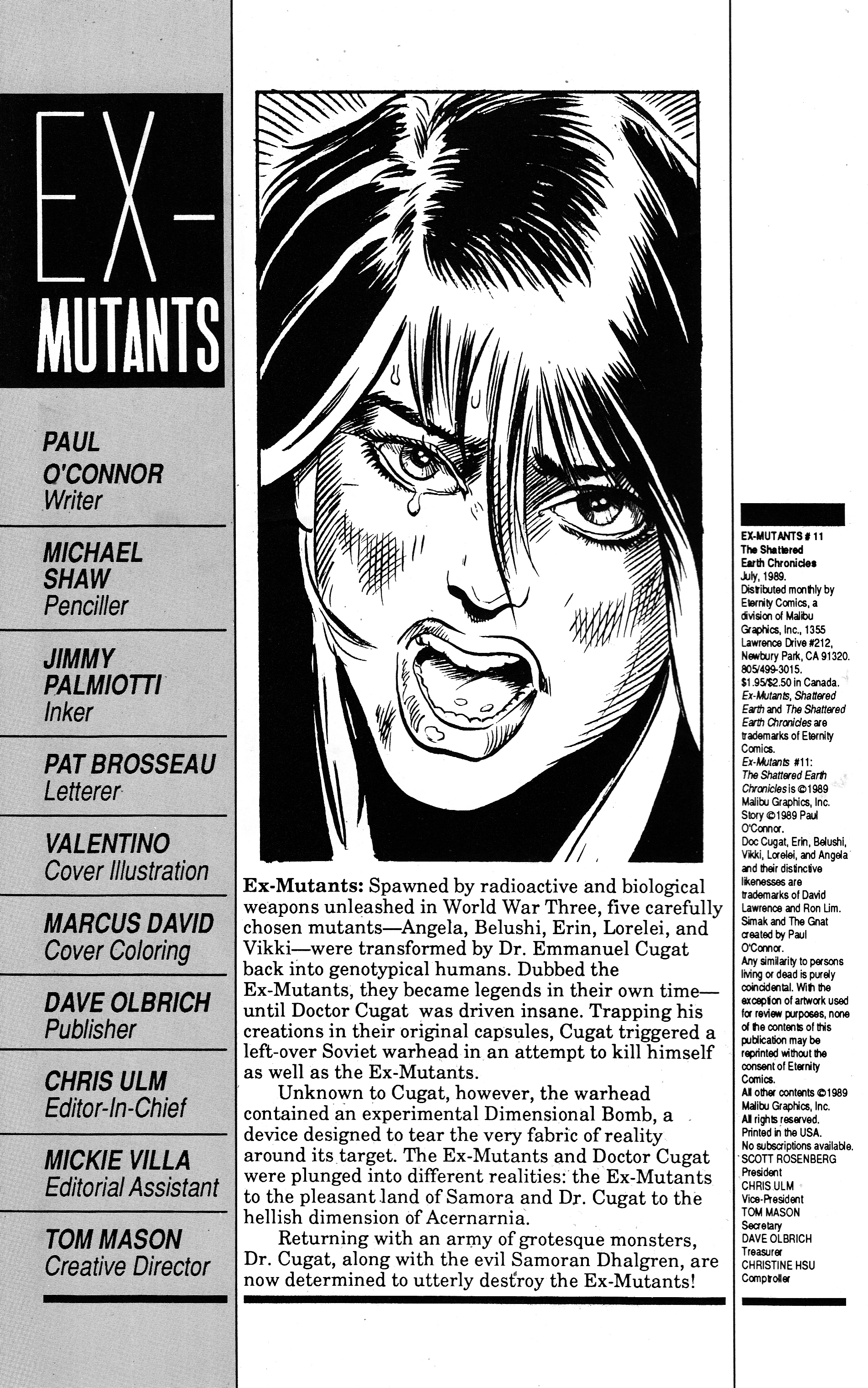 Read online Ex-Mutants: The Shattered Earth Chronicles comic -  Issue #11 - 2
