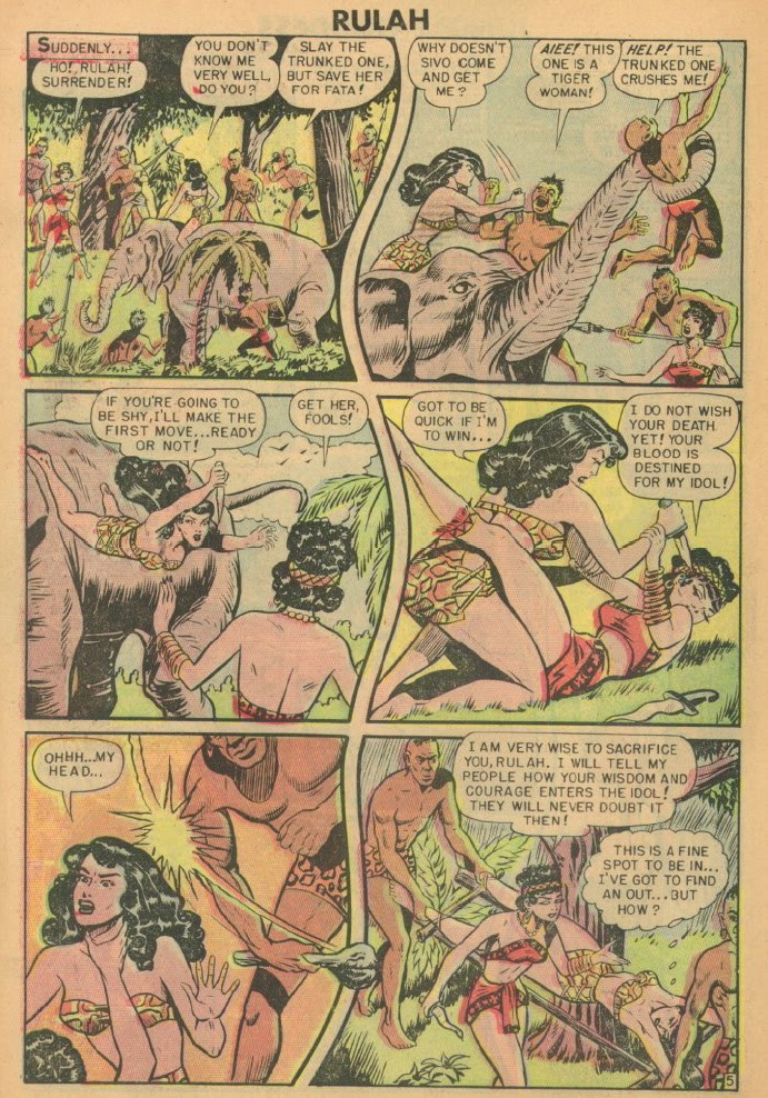 Read online Rulah - Jungle Goddess comic -  Issue #20 - 7