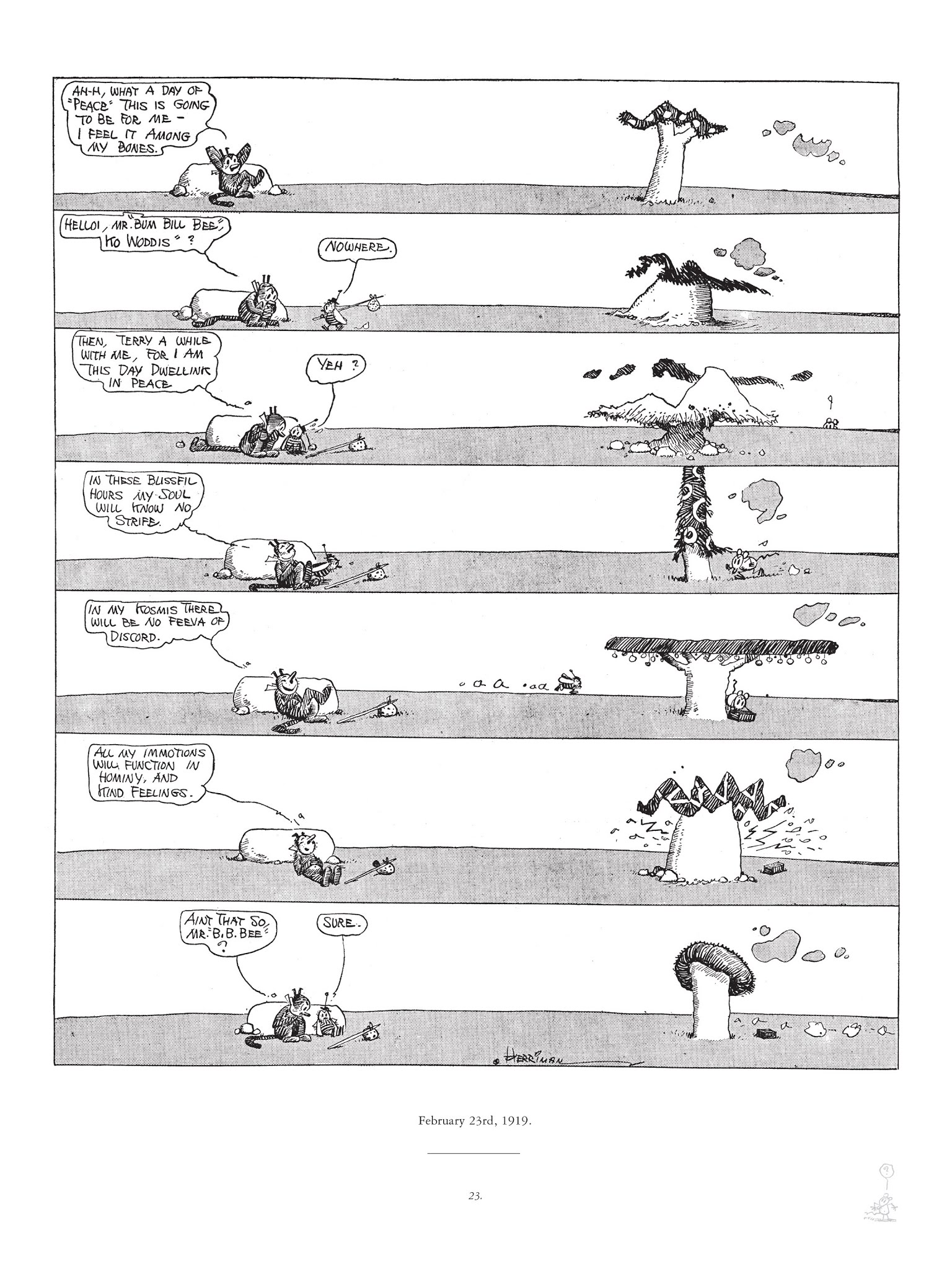 Read online Krazy & Ignatz comic -  Issue # TPB 2 - 23