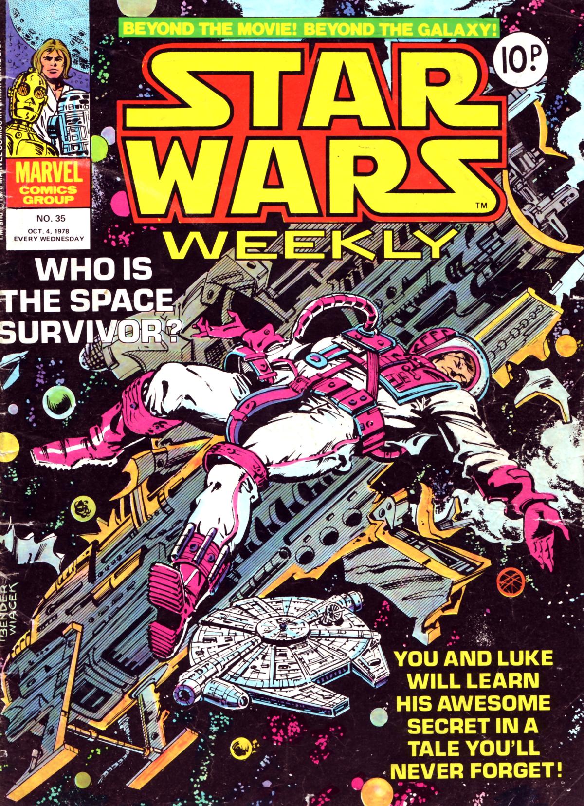 Read online Star Wars Weekly comic -  Issue #35 - 1