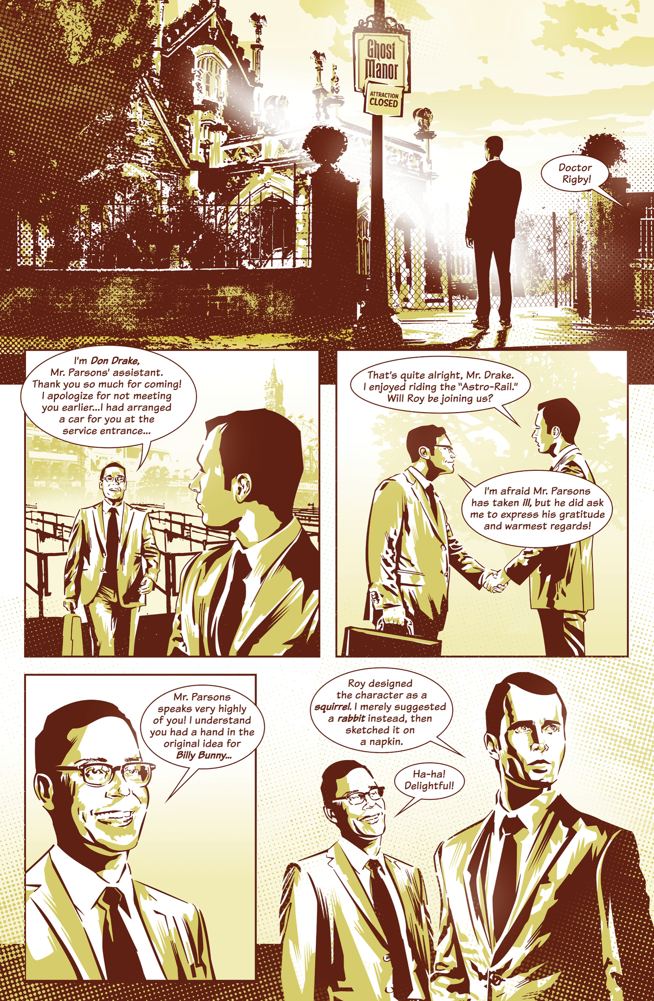 Read online Doctor Rigby: Where Dwells the Ghostly Baron comic -  Issue # Full - 5