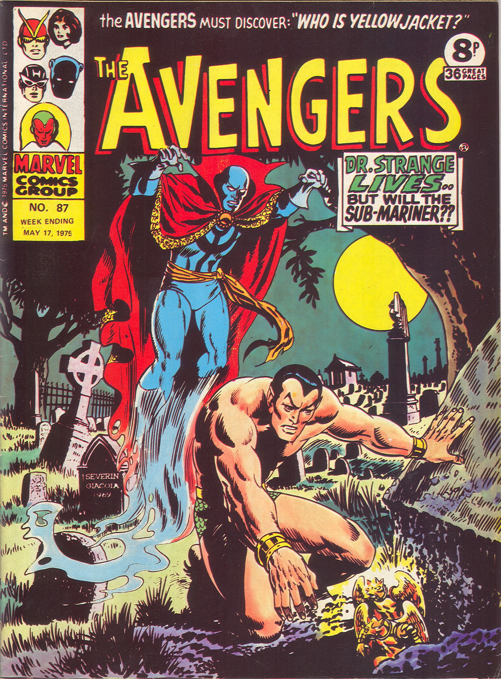 Read online The Avengers (1973) comic -  Issue #87 - 1