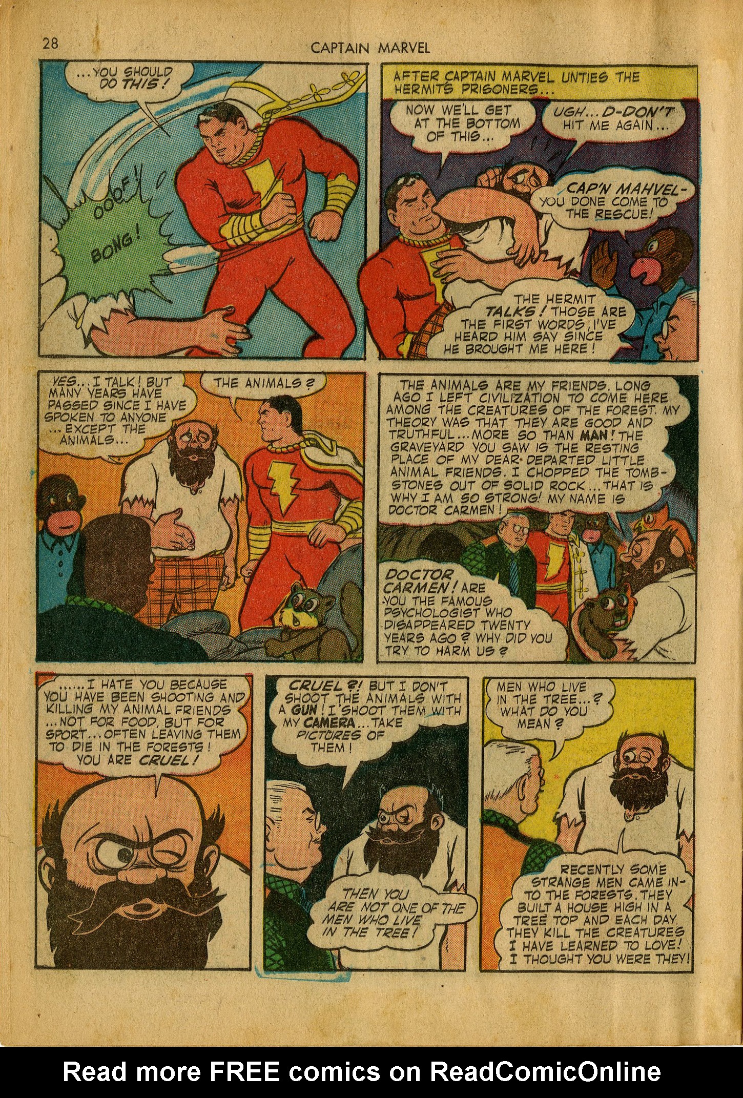 Read online Captain Marvel Adventures comic -  Issue #25 - 28